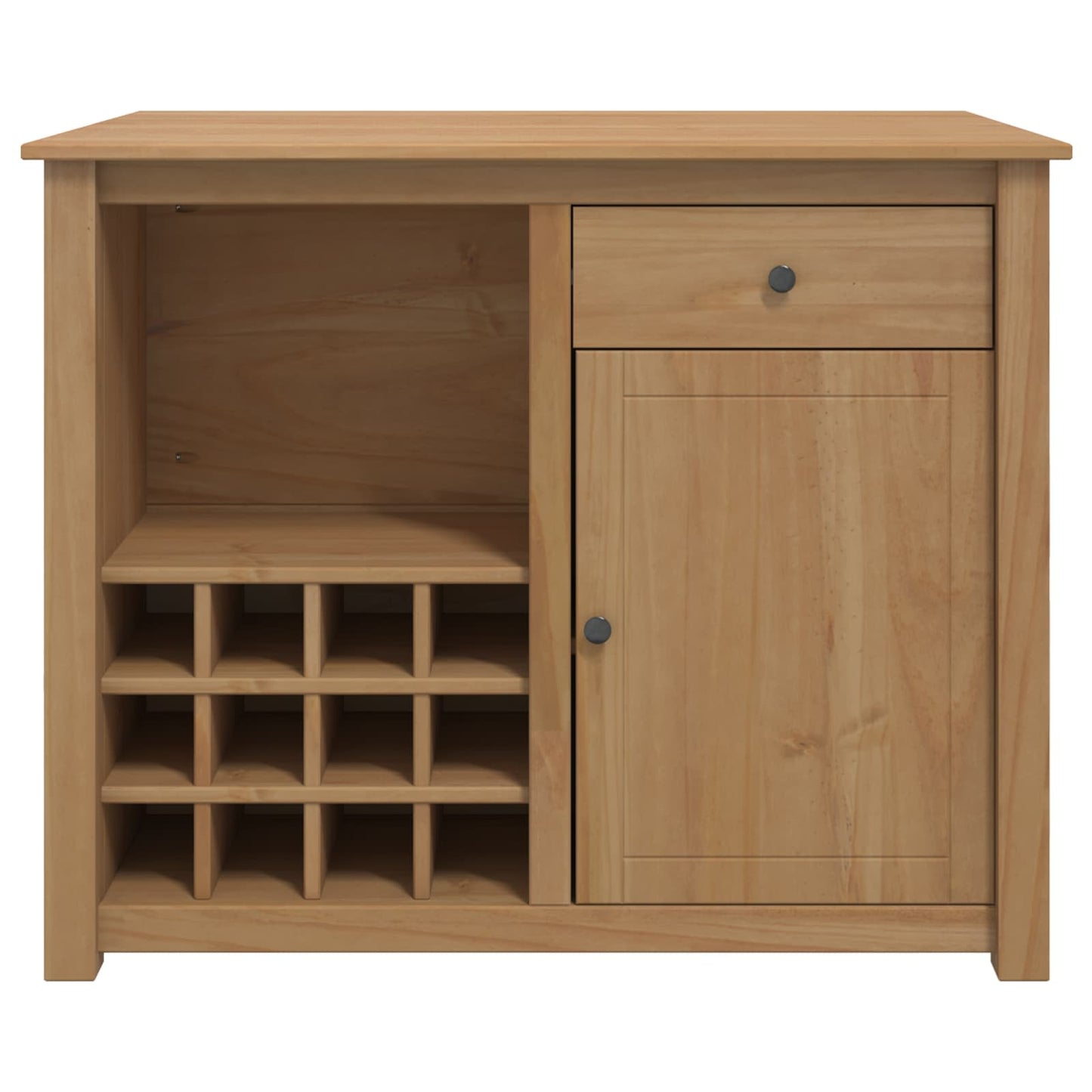 vidaXL Καρότσι Κουζίνας PANAMA 2 pcs Κερί Μέλι 112 x 77 x 90 εκ