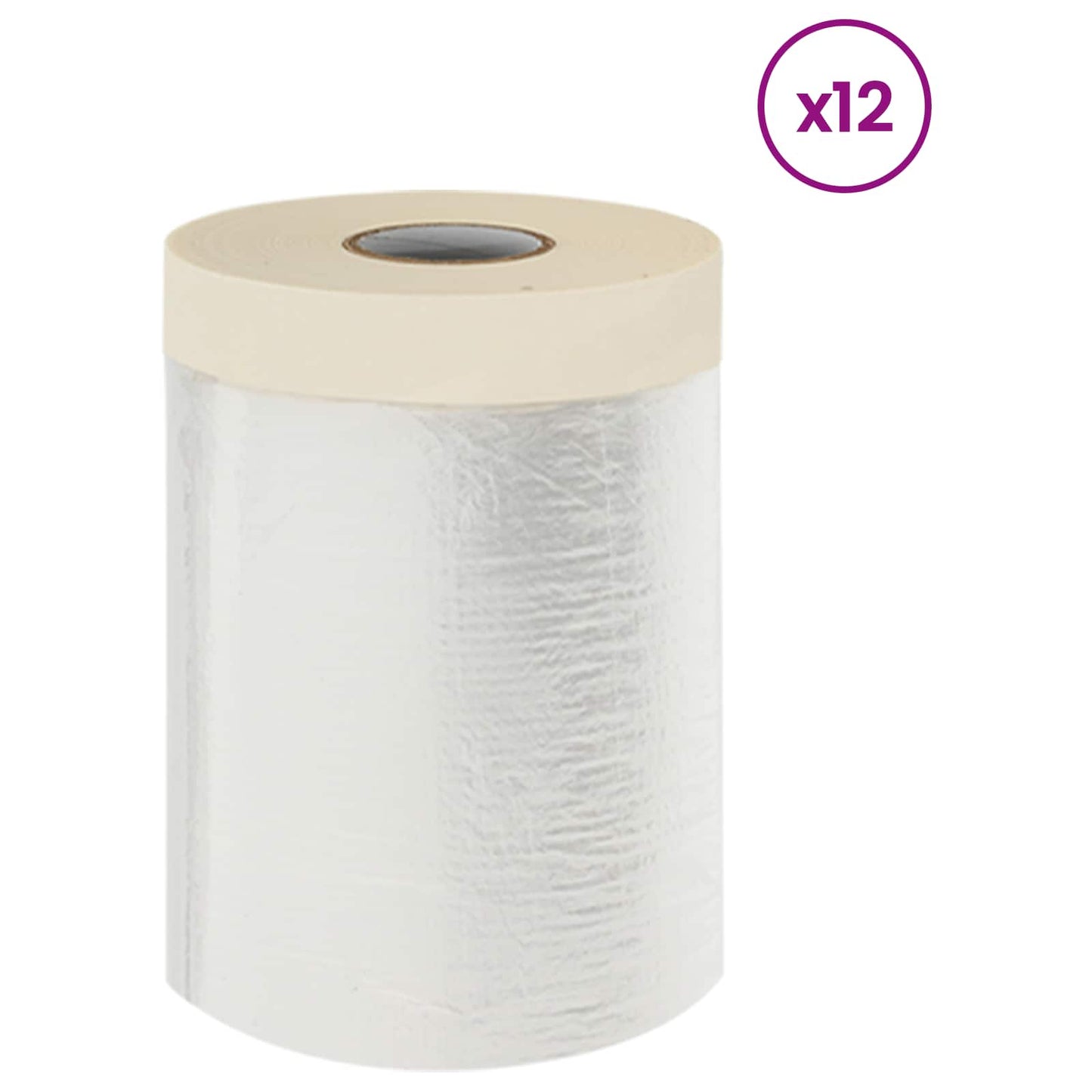 vidaXL Φύλλο Σκόνης με Κολλητική Ταινία 12 pcs Διαφανές 30 x 3300 εκ