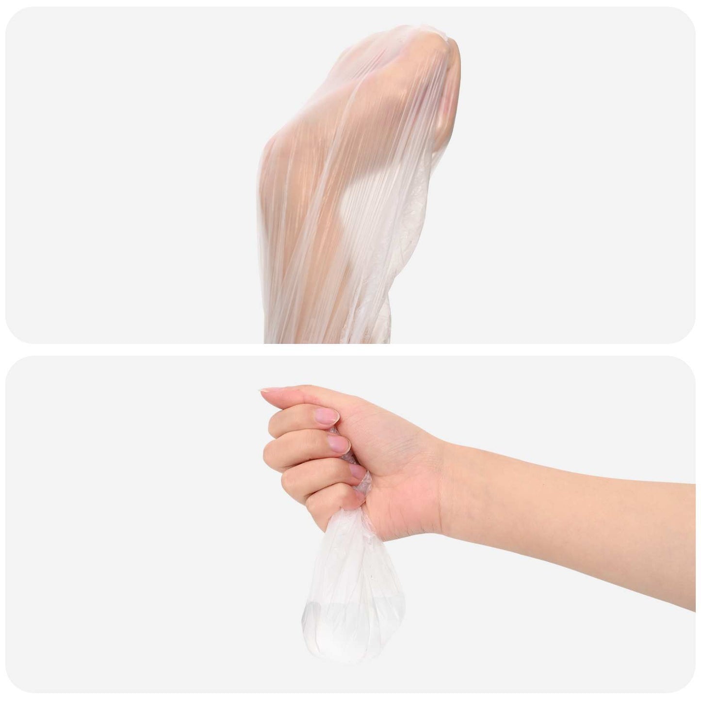 vidaXL Φύλλο σκόνης 12 pcs Διαφανές 400 x 500 cm HDPE
