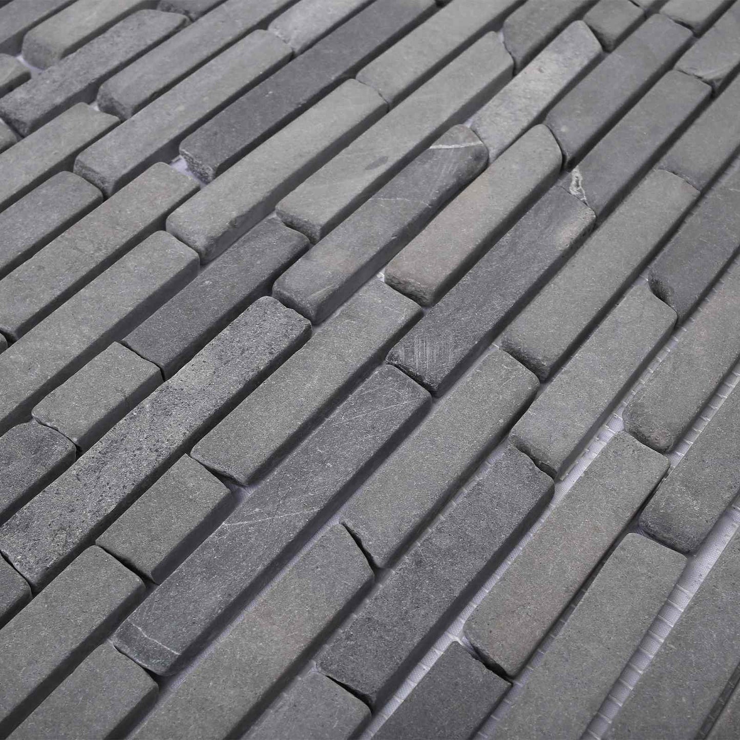 vidaXL Πλακίδια Μωσαϊκού Γκρι 30 x 30 cm Μάρμαρο