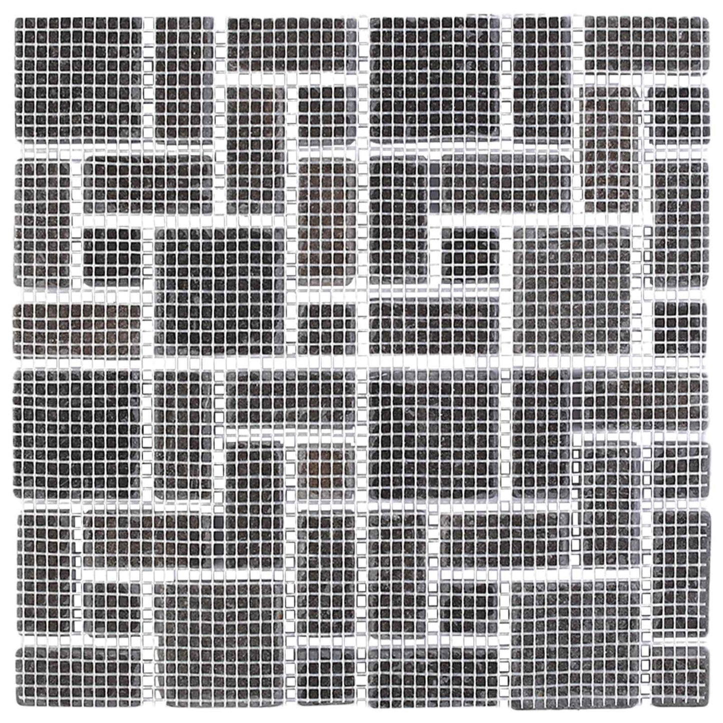 vidaXL Πλακίδια Μωσαϊκού Γκρι 30 x 30 cm Μάρμαρο