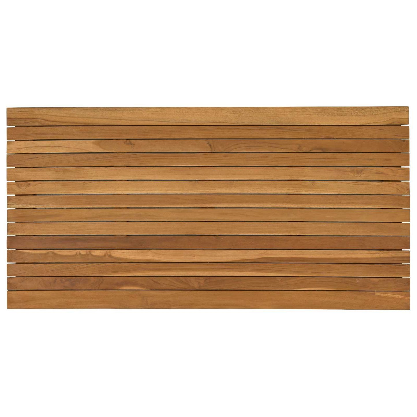 vidaXL Καπάκι τραπεζιού 110 x 55 x 3,5 εκ. Ορθογώνιος Στερεό Ξύλο Τίκ