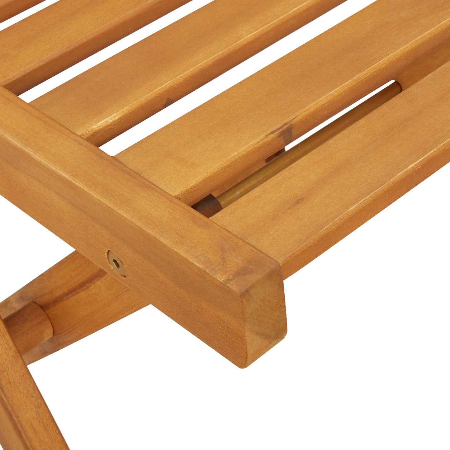 vidaXL Φορητές καρέκλες κήπου 6 pcs Φυσικό 40 x 53 x 80 εκ