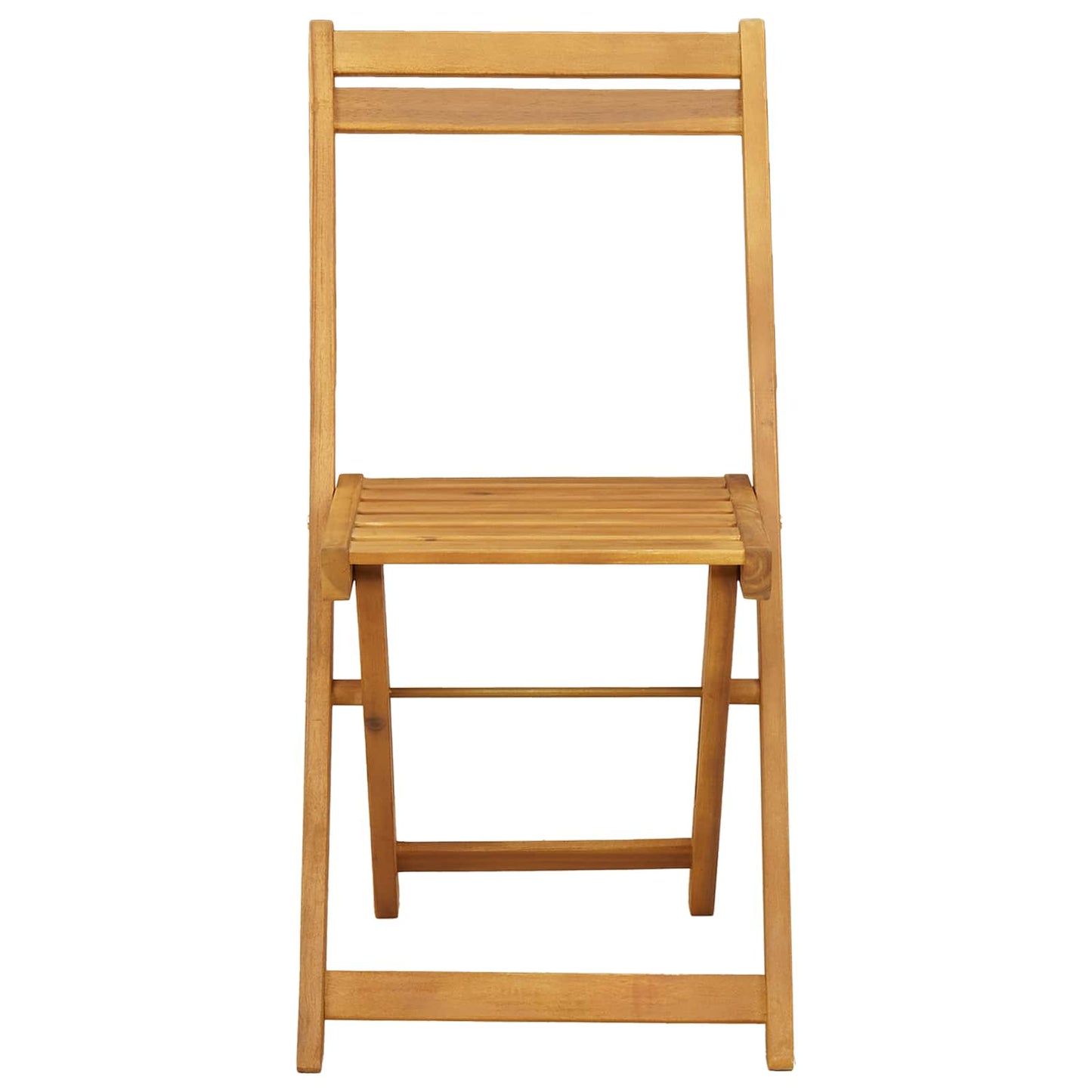 vidaXL Φορητές καρέκλες κήπου 6 pcs Φυσικό 40 x 53 x 80 εκ