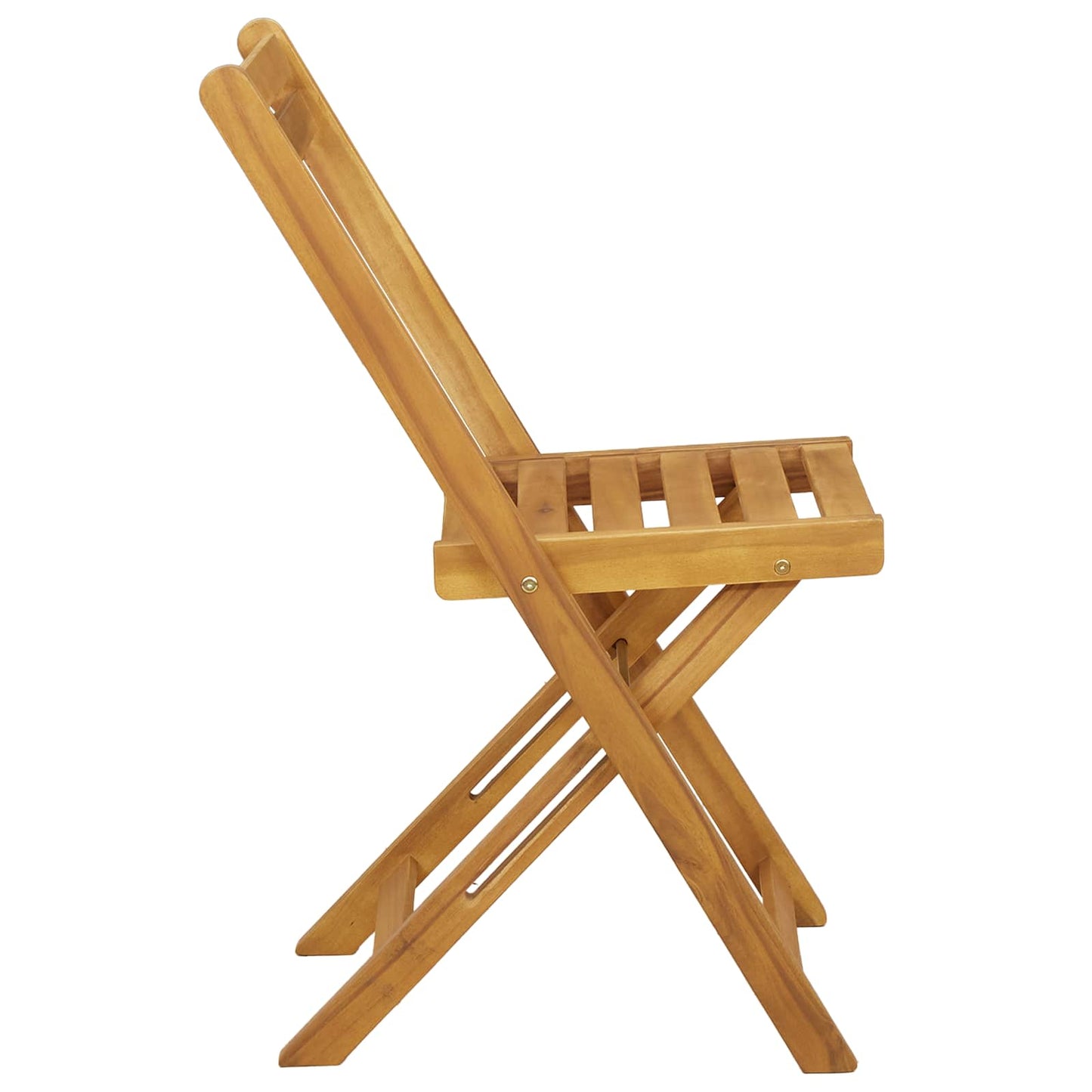 vidaXL Φορητές καρέκλες κήπου 6 pcs Φυσικό 40 x 53 x 80 εκ