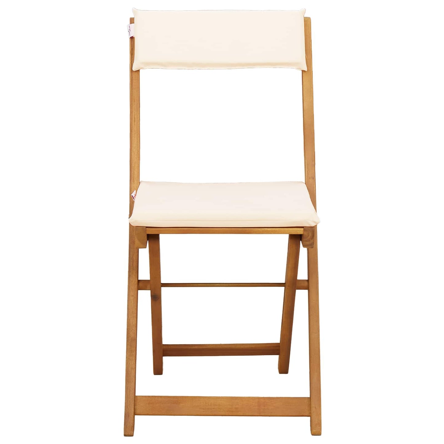 vidaXL Καρέκλες εξωτερικής βεράντας 6 pcs Λευκό κρεμ 40 x 53 x 80 εκ