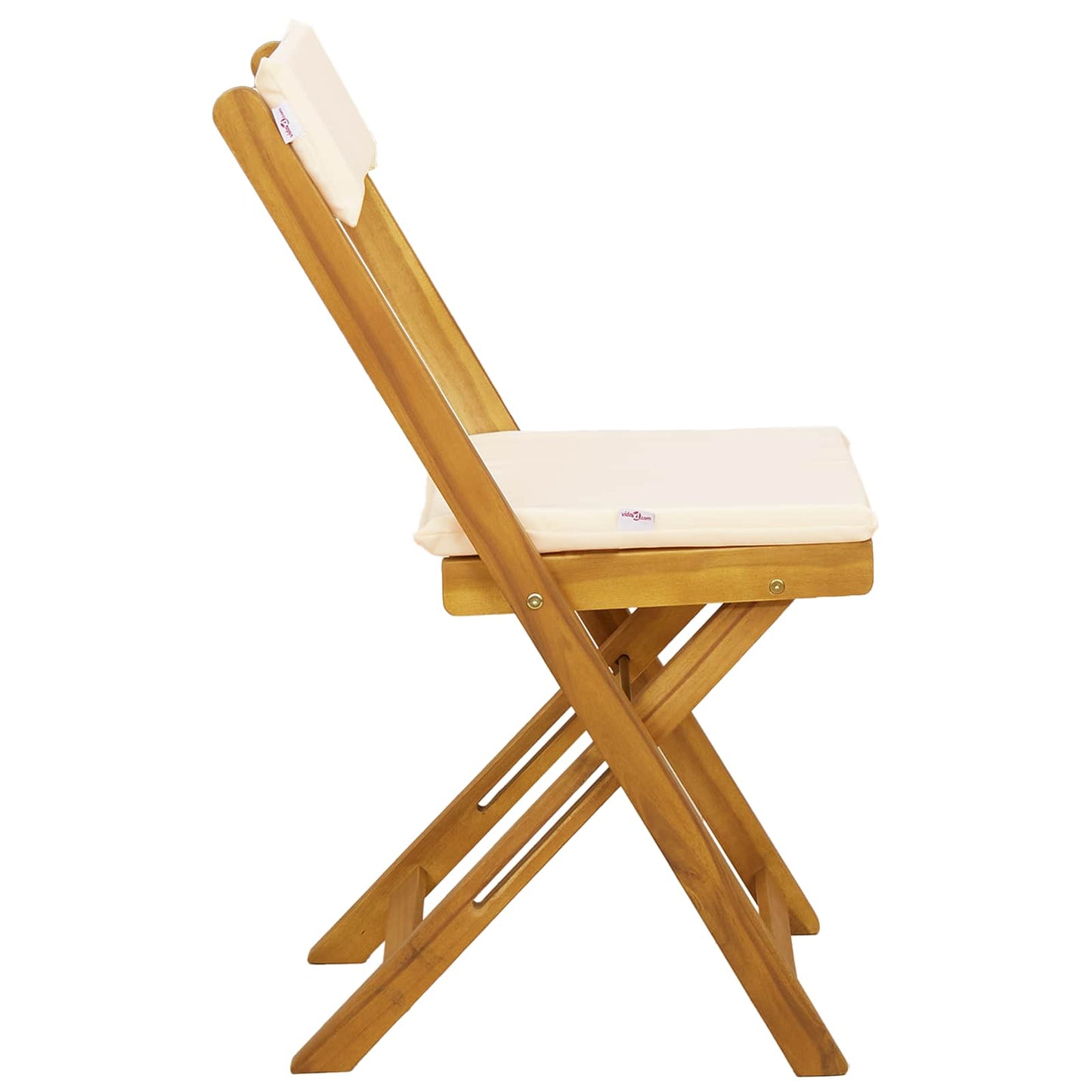 vidaXL Καρέκλες εξωτερικής βεράντας 6 pcs Λευκό κρεμ 40 x 53 x 80 εκ