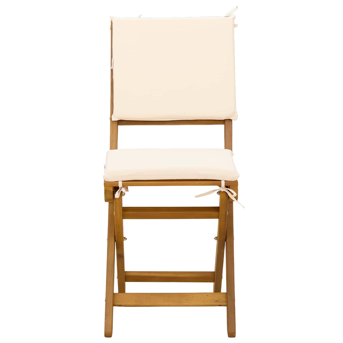 vidaXL Καρέκλες εξωτερικής βεράντας 6 pcs Λευκό κρεμ 38 x 46 x 85 εκ.