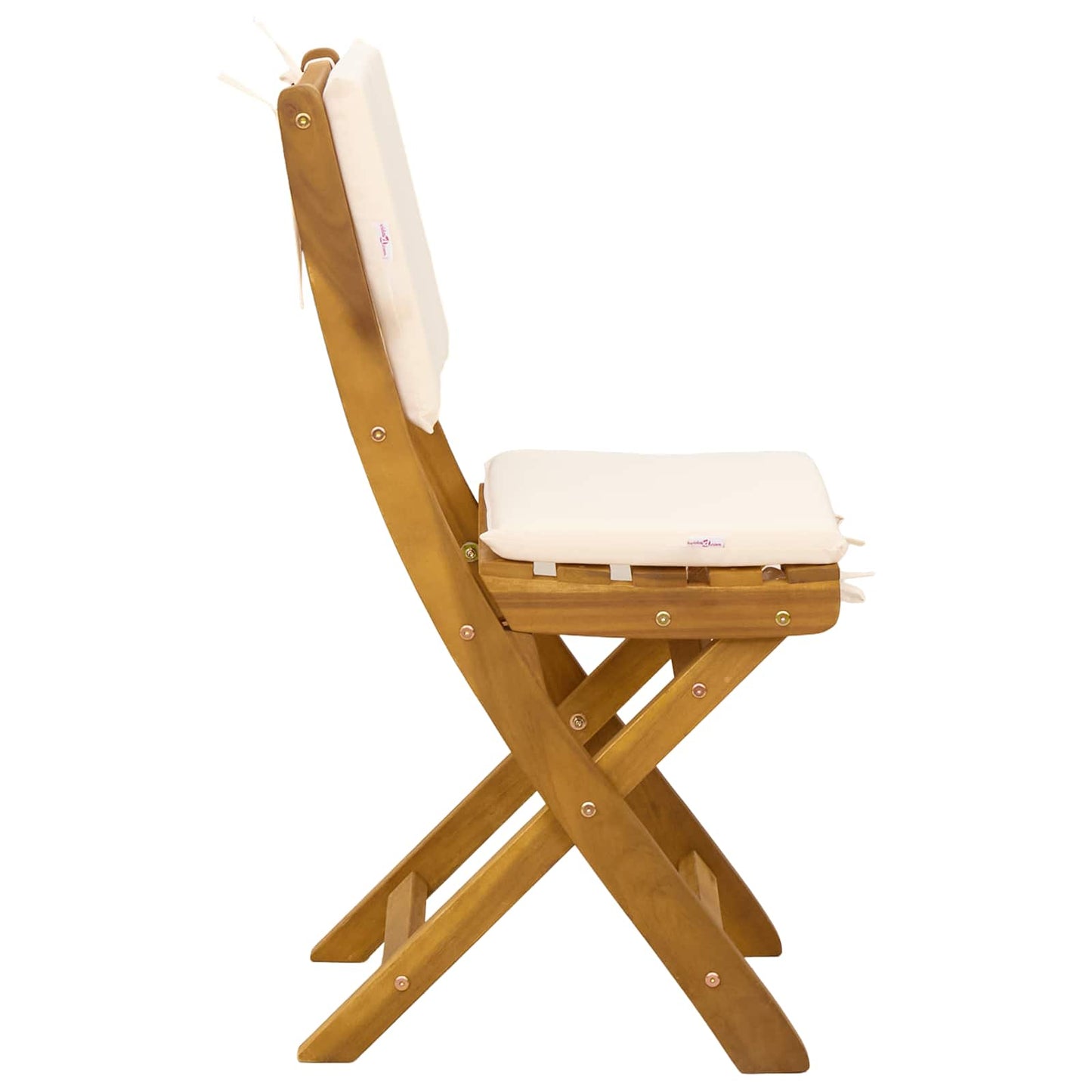 vidaXL Καρέκλες εξωτερικής βεράντας 8 pcs Λευκό κρεμ 38 x 46 x 85 εκ.