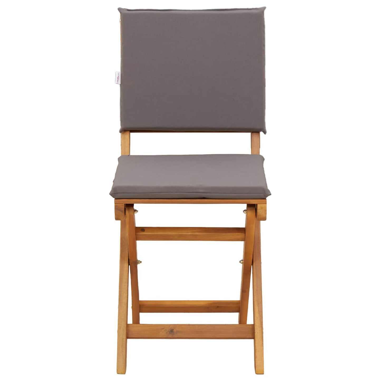 vidaXL Καρέκλες εξωτερικής βεράντας 8 pcs Σκούρο Γκρι 38 x 46 x 85 εκ.