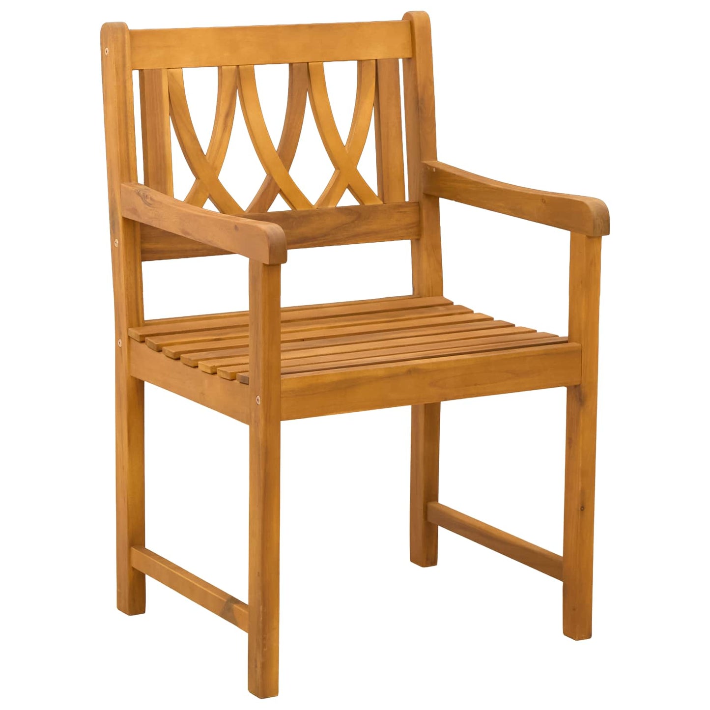 vidaXL Εξωτερικός πάγκος 4 pcs Φυσικό 56 x 55,5 x 90 εκ.