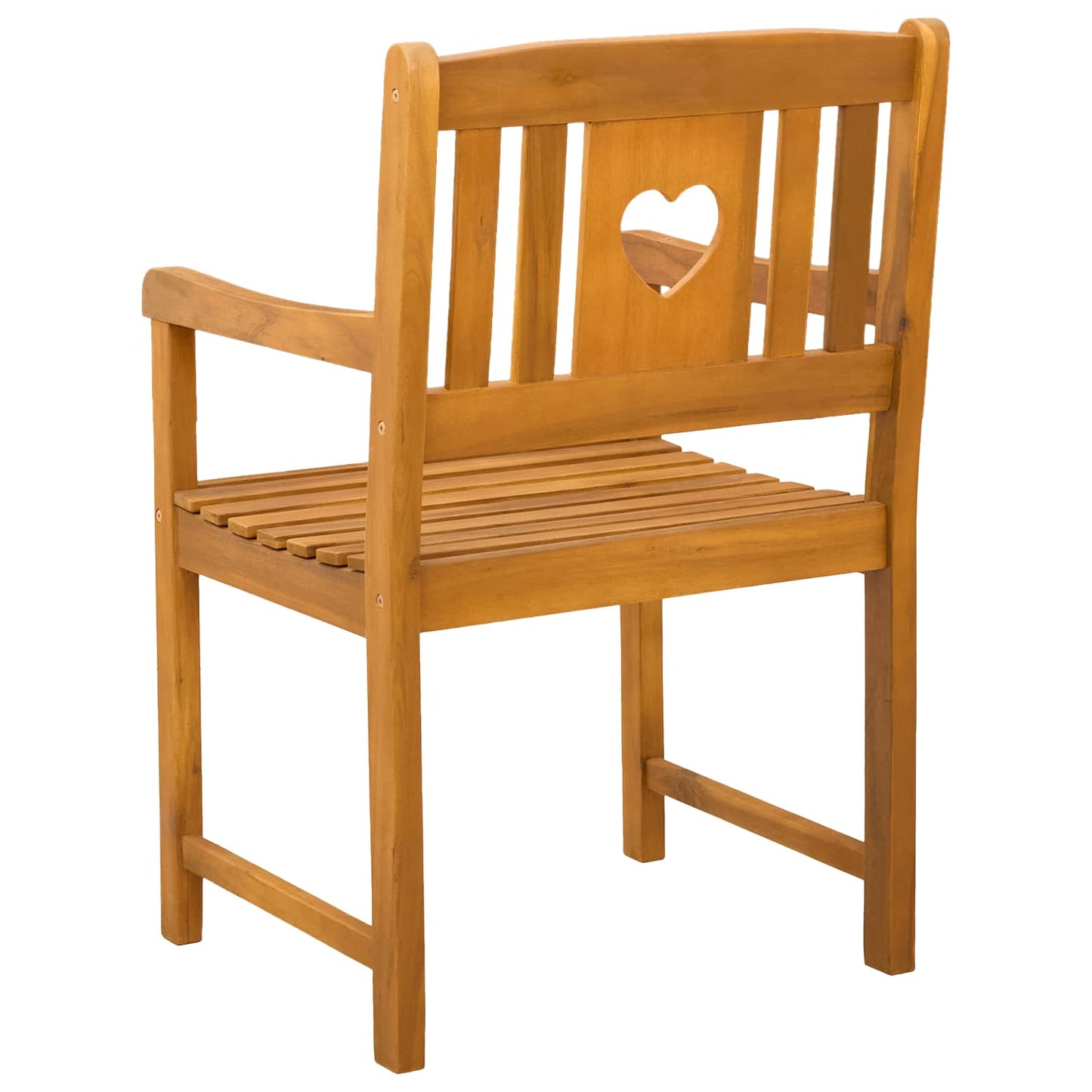 vidaXL Εξωτερικός πάγκος 4 pcs Φυσικό 56 x 55,5 x 90 εκ.