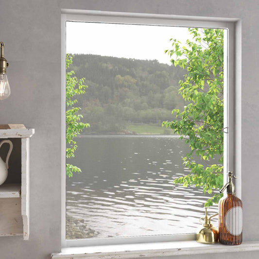 vidaXL Σκηνίδα Εντόμων Για Παράθυρα Λευκό 120 x 140 cm
