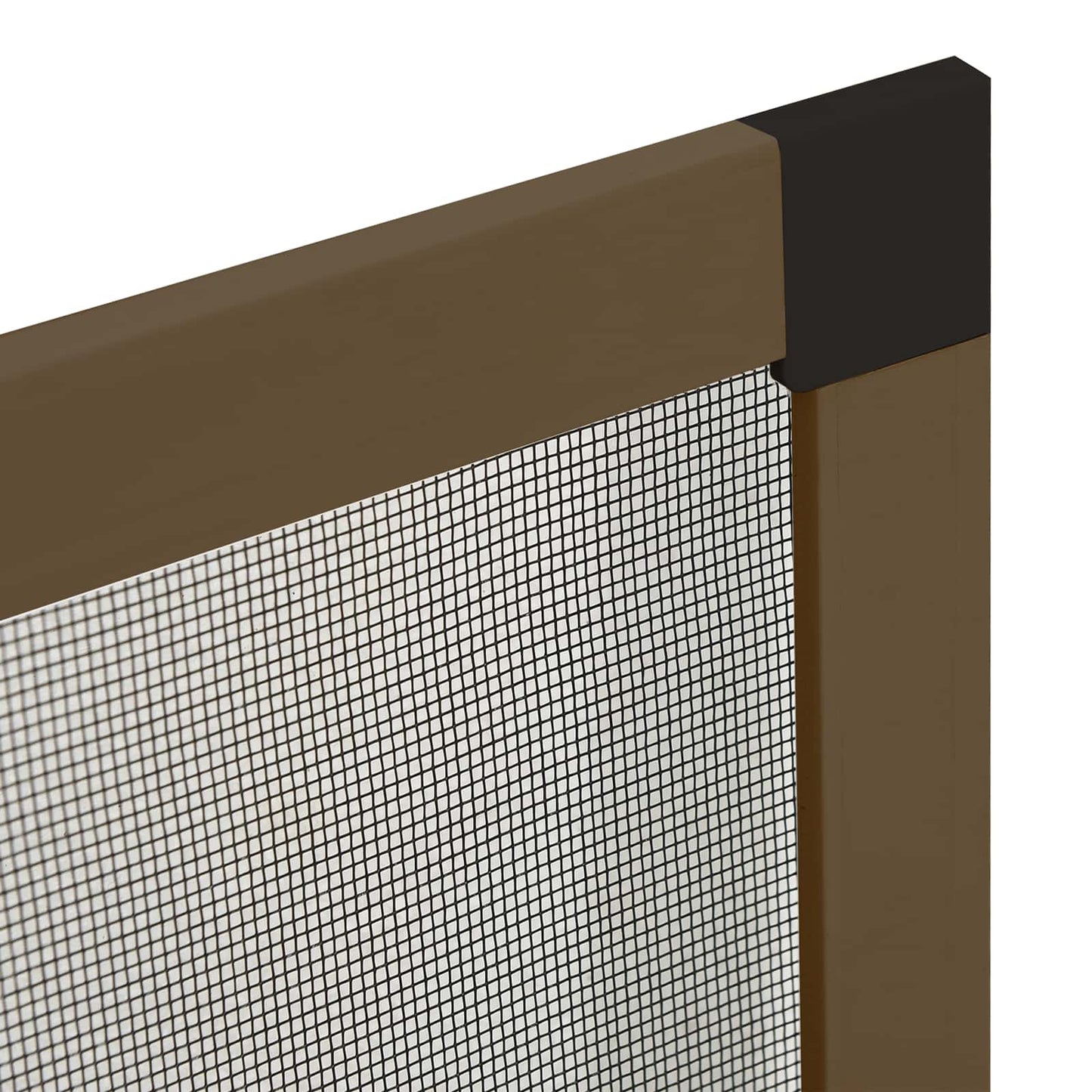 vidaXL Σκηνίδα Εντόμων Για Παράθυρα Καφέ 110 x 130 cm