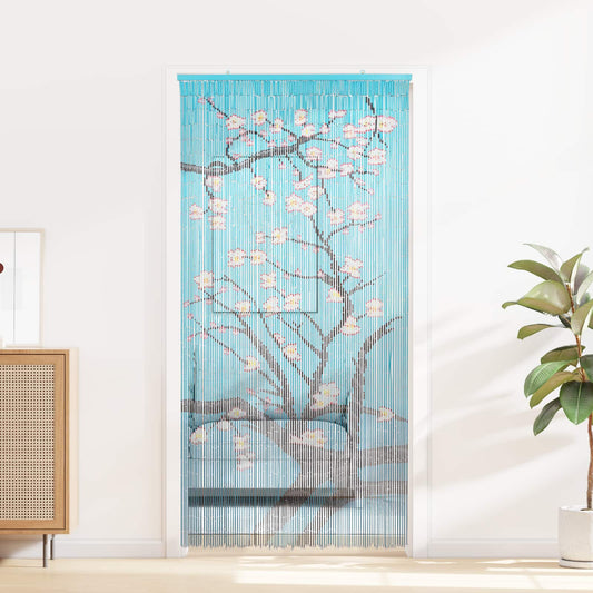 vidaXL Κουρτίνα Πόρτας για Έντομα πολύχρωμο 200 x 100 cm Μπαμπού