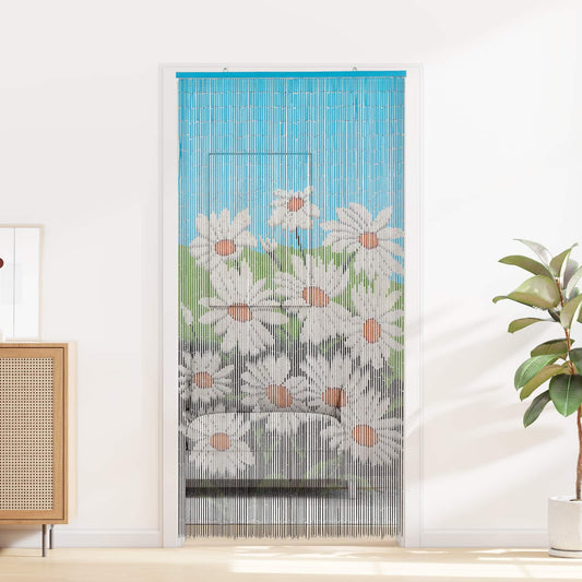 vidaXL Κουρτίνα Πόρτας για Έντομα πολύχρωμο 200 x 100 cm Μπαμπού