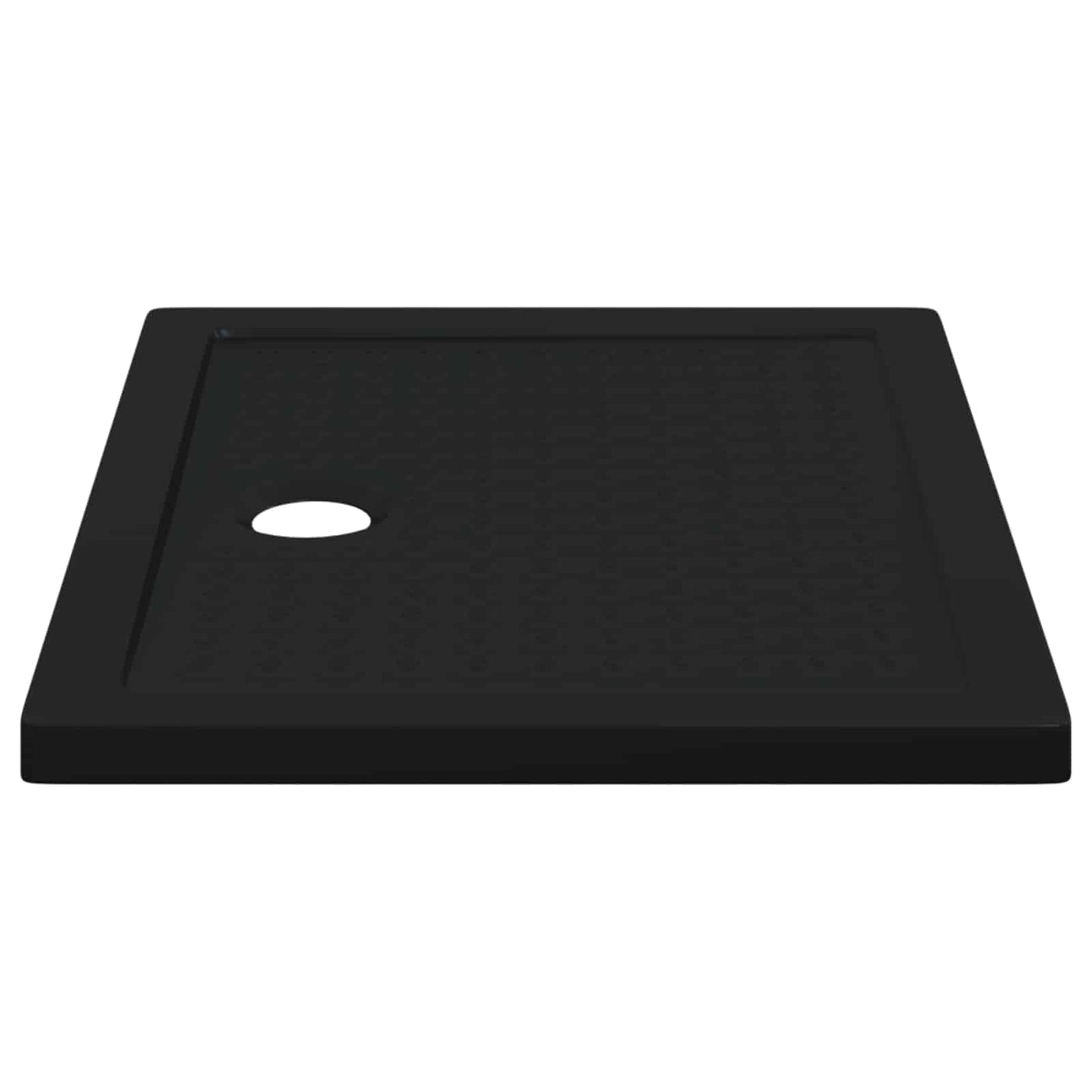 vidaXL Δίσκος Βάσης Ντους με Τρύπες 90 x 70 x 4 cm ABS Μαύρο