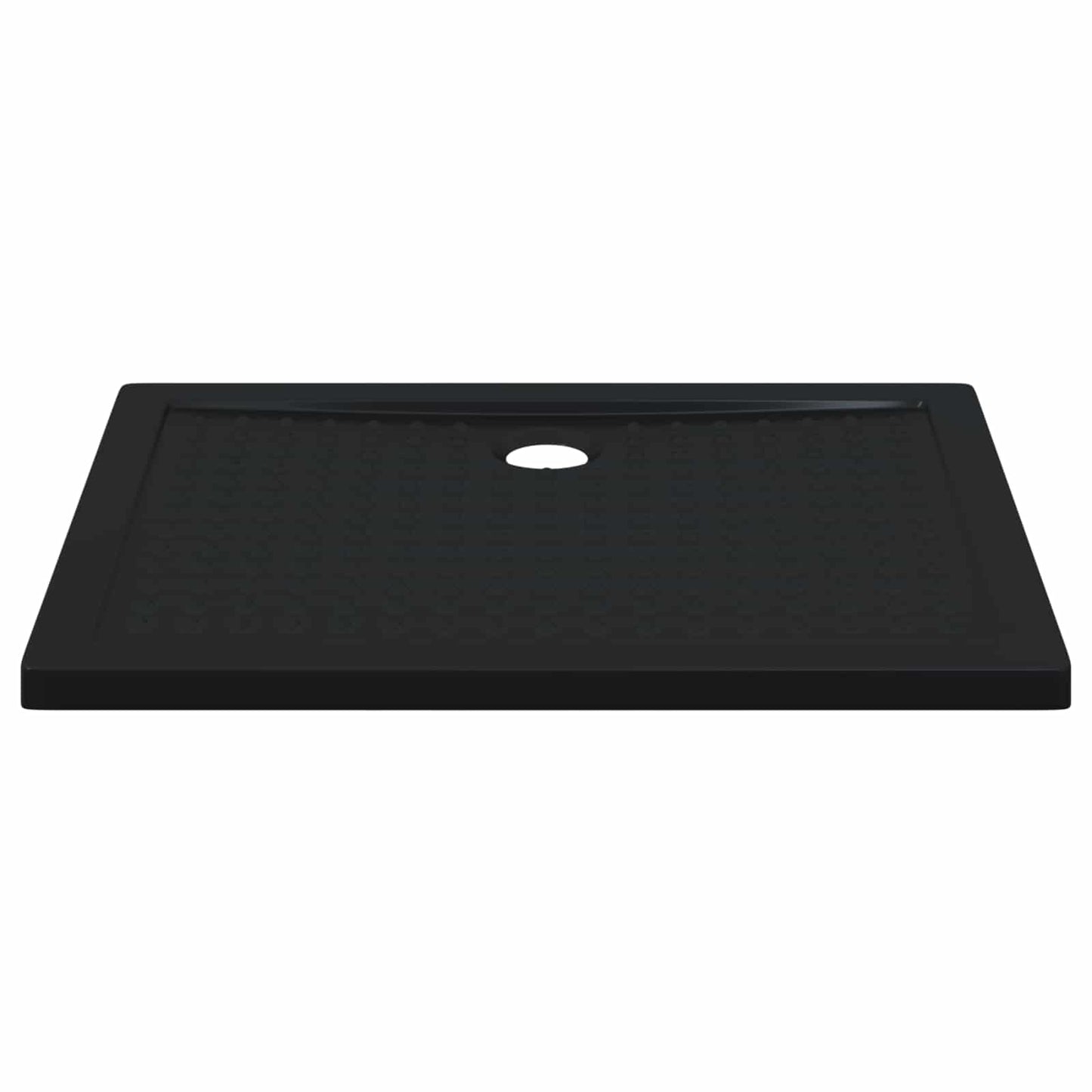 vidaXL Δίσκος Βάσης Ντους με Τρύπες 100 x 80 x 4 εκ ABS Μαύρο