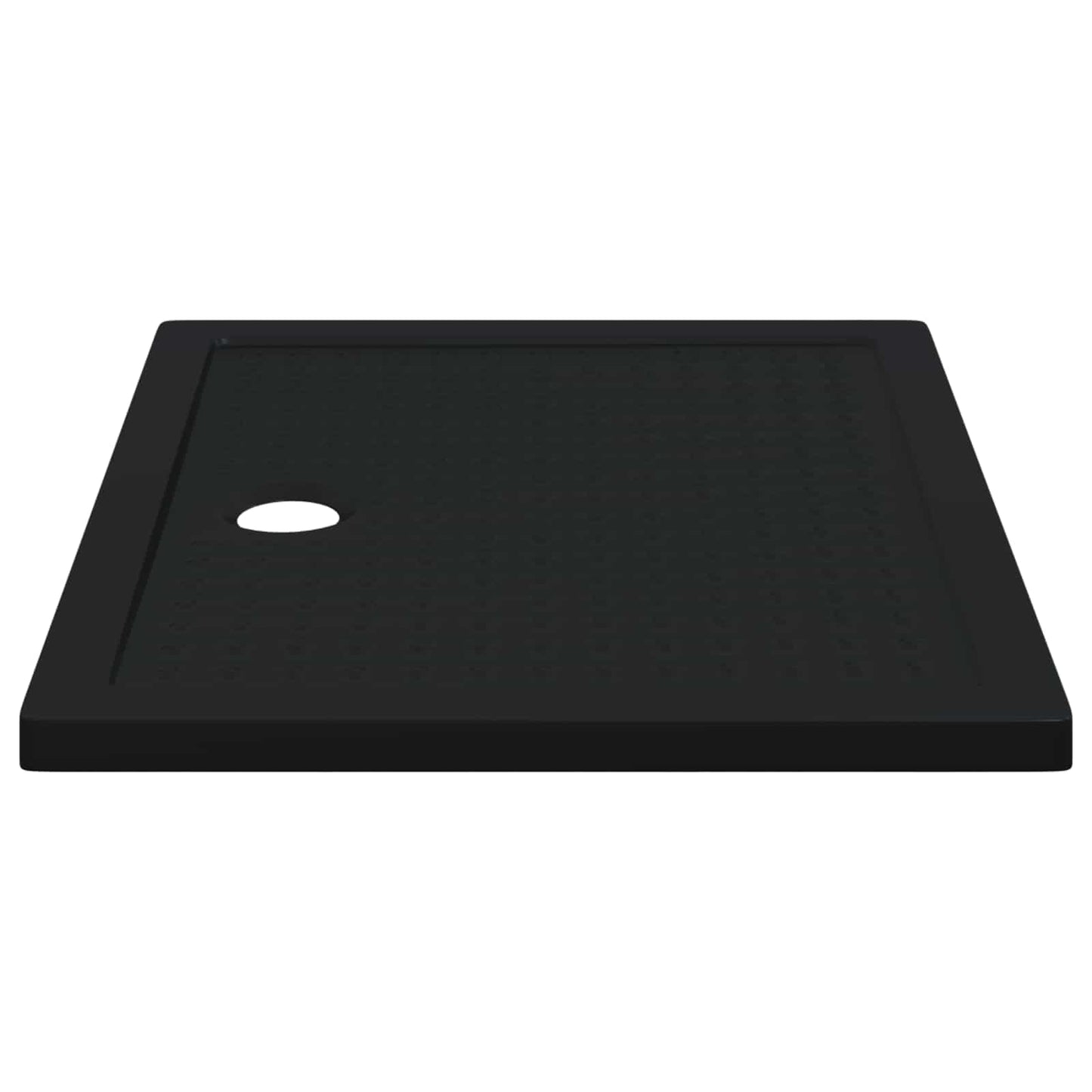 vidaXL Δίσκος Βάσης Ντους με Τρύπες 100 x 80 x 4 εκ ABS Μαύρο