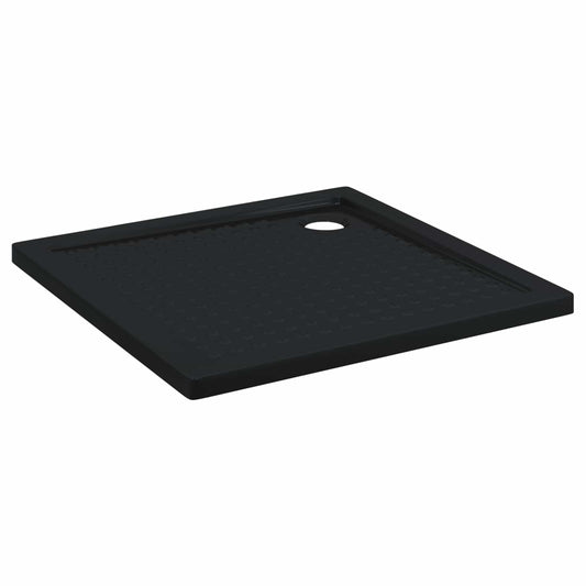 vidaXL Δίσκος Βάσης Ντους με Τρύπες 90 x 90 x 4 cm ABS Μαύρο