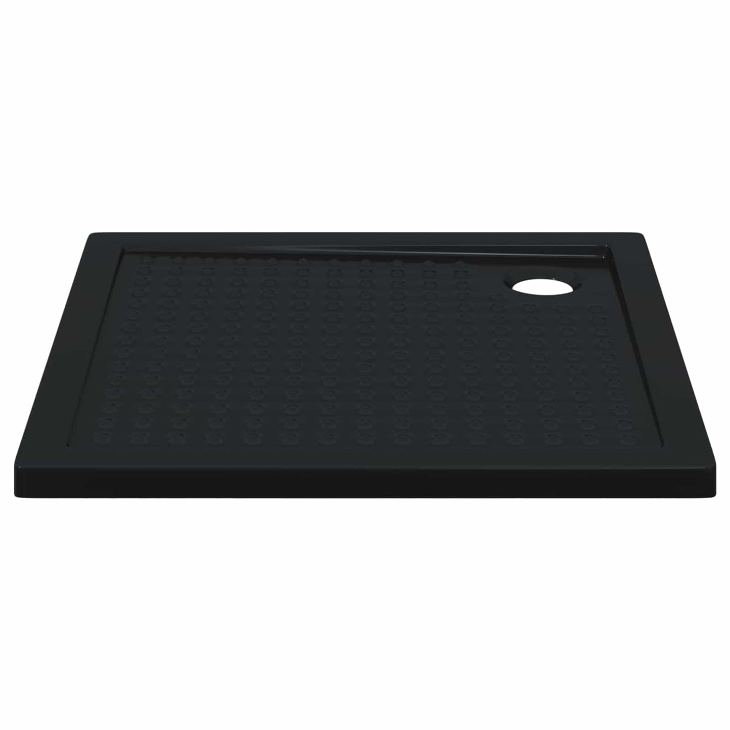vidaXL Δίσκος Βάσης Ντους με Τρύπες 90 x 90 x 4 cm ABS Μαύρο