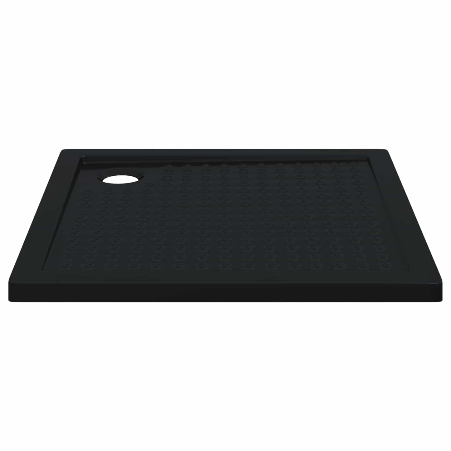 vidaXL Δίσκος Βάσης Ντους με Τρύπες 90 x 90 x 4 cm ABS Μαύρο