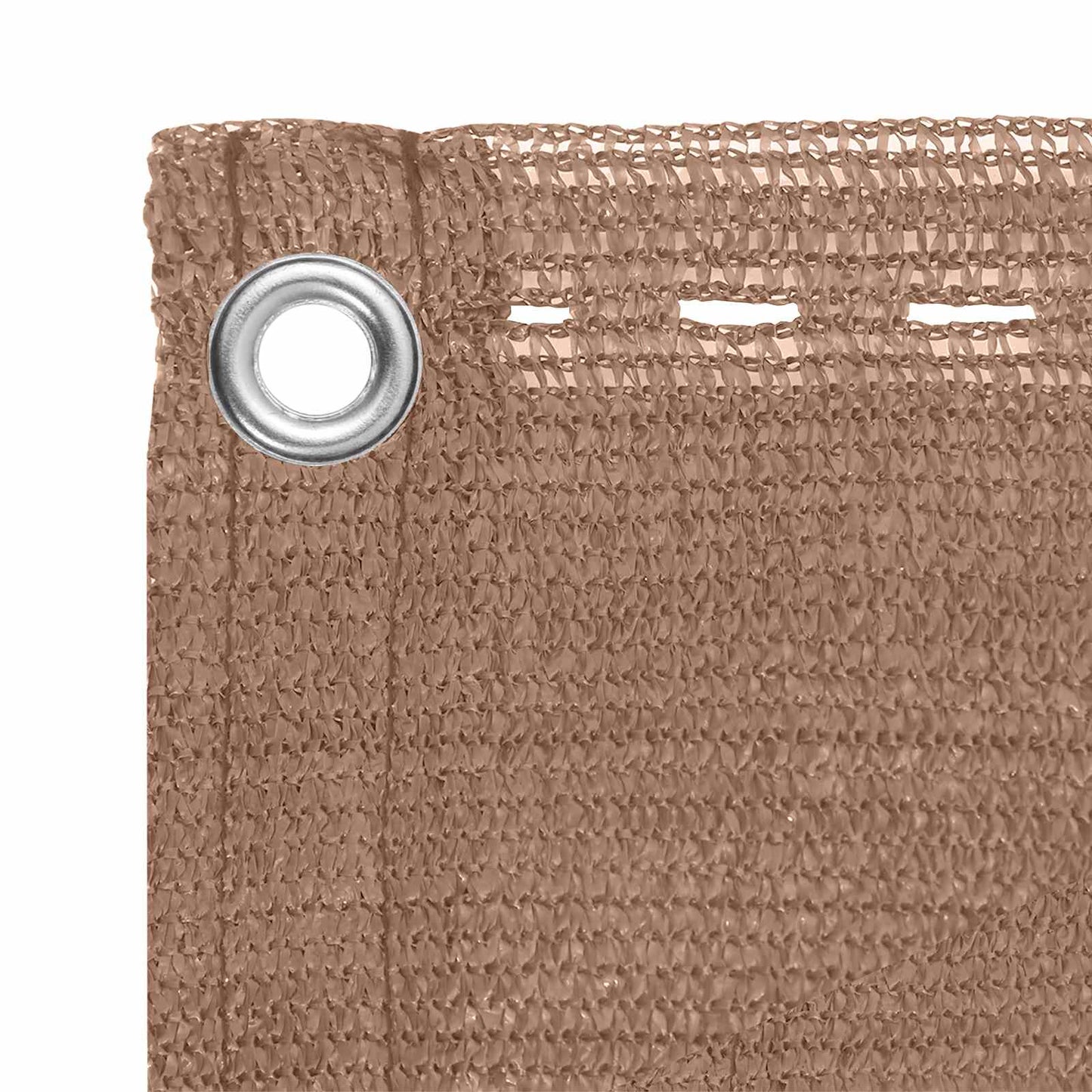 vidaXL Οθόνη Μπαλκονιού Taupe 90 x 800 cm HDPE και Αλουμίνιο