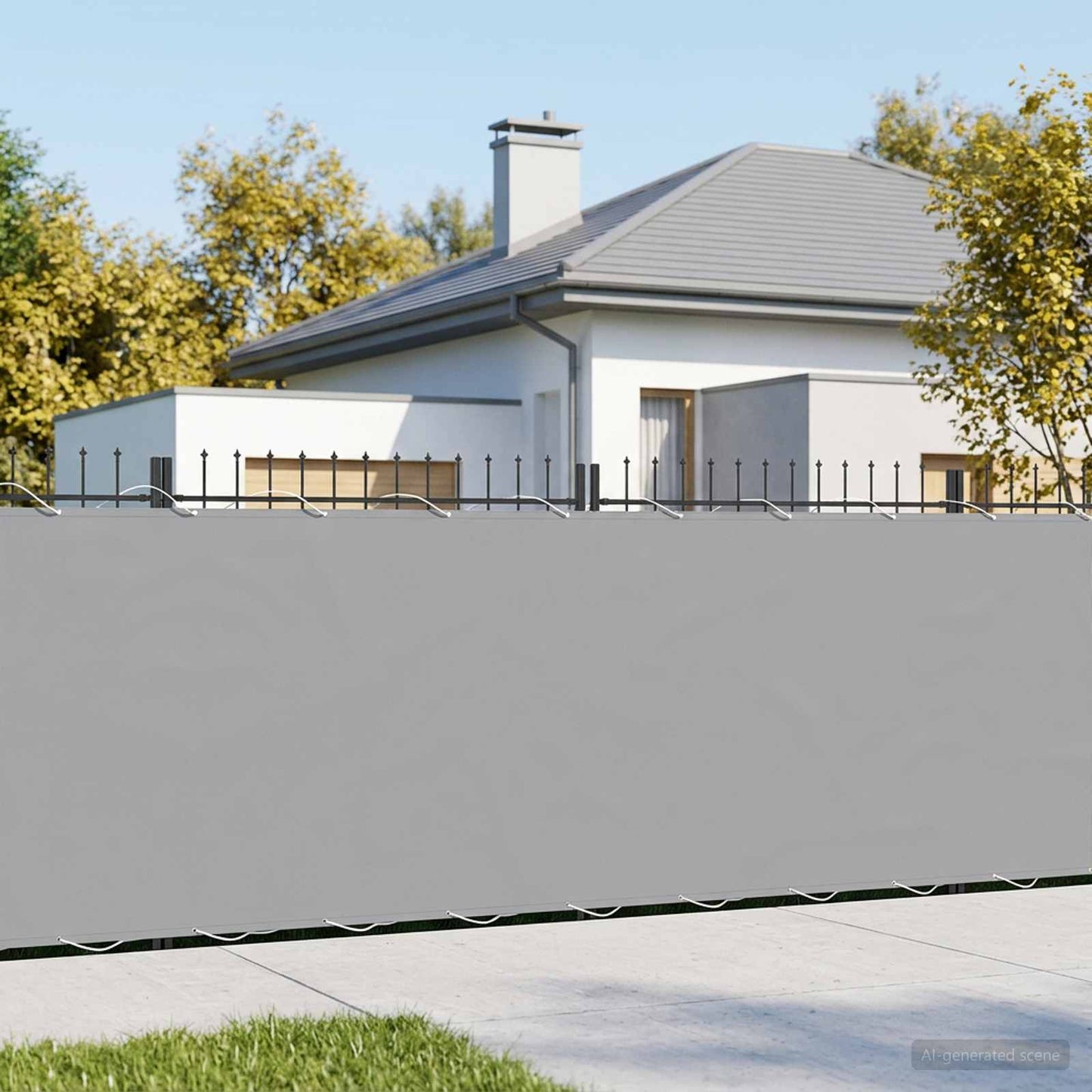 vidaXL Αδιάφανο σκίαστρο μπαλκονιού 180 x 300 cm
