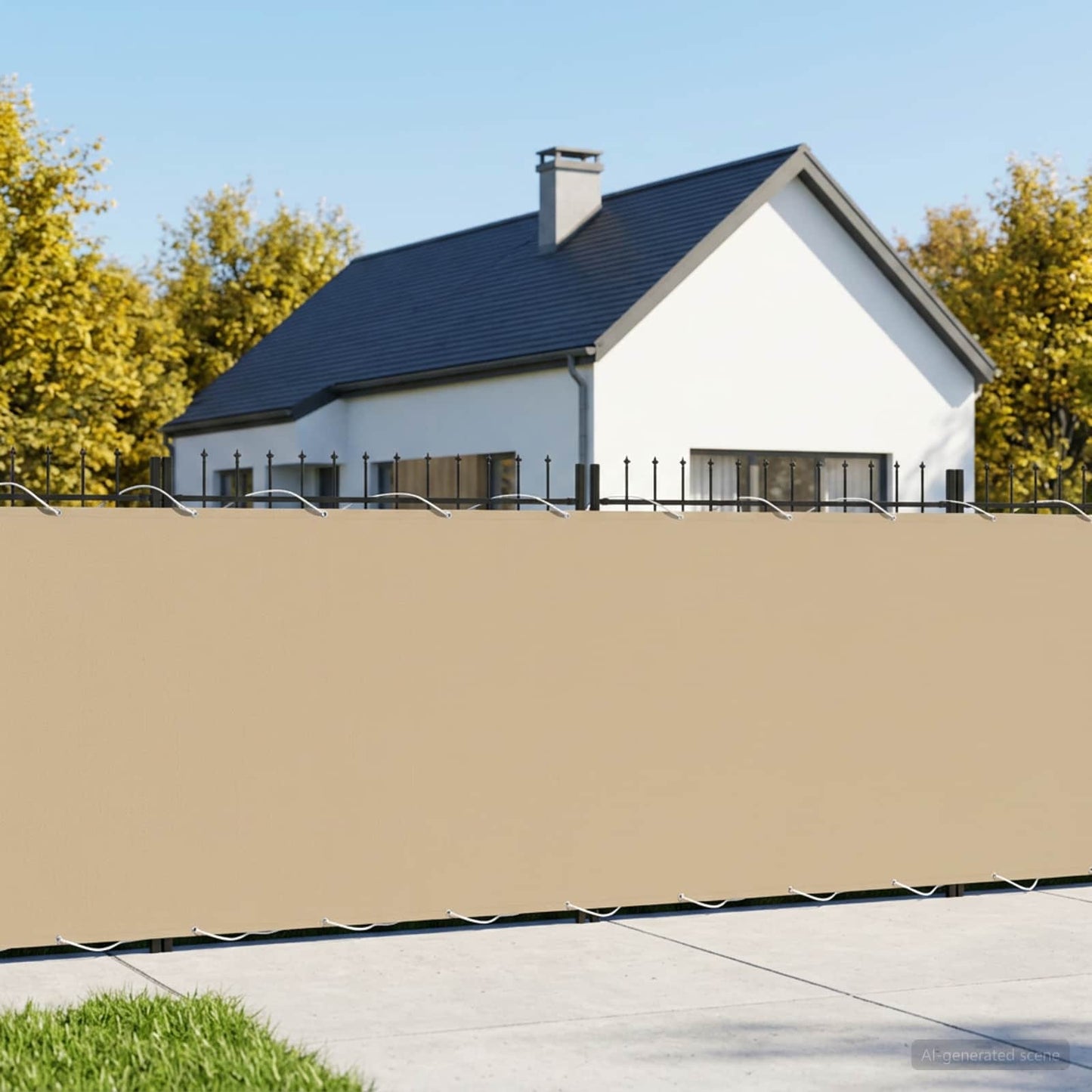 vidaXL Αδιάφανο σκίαστρο μπαλκονιού 150 x 300 cm