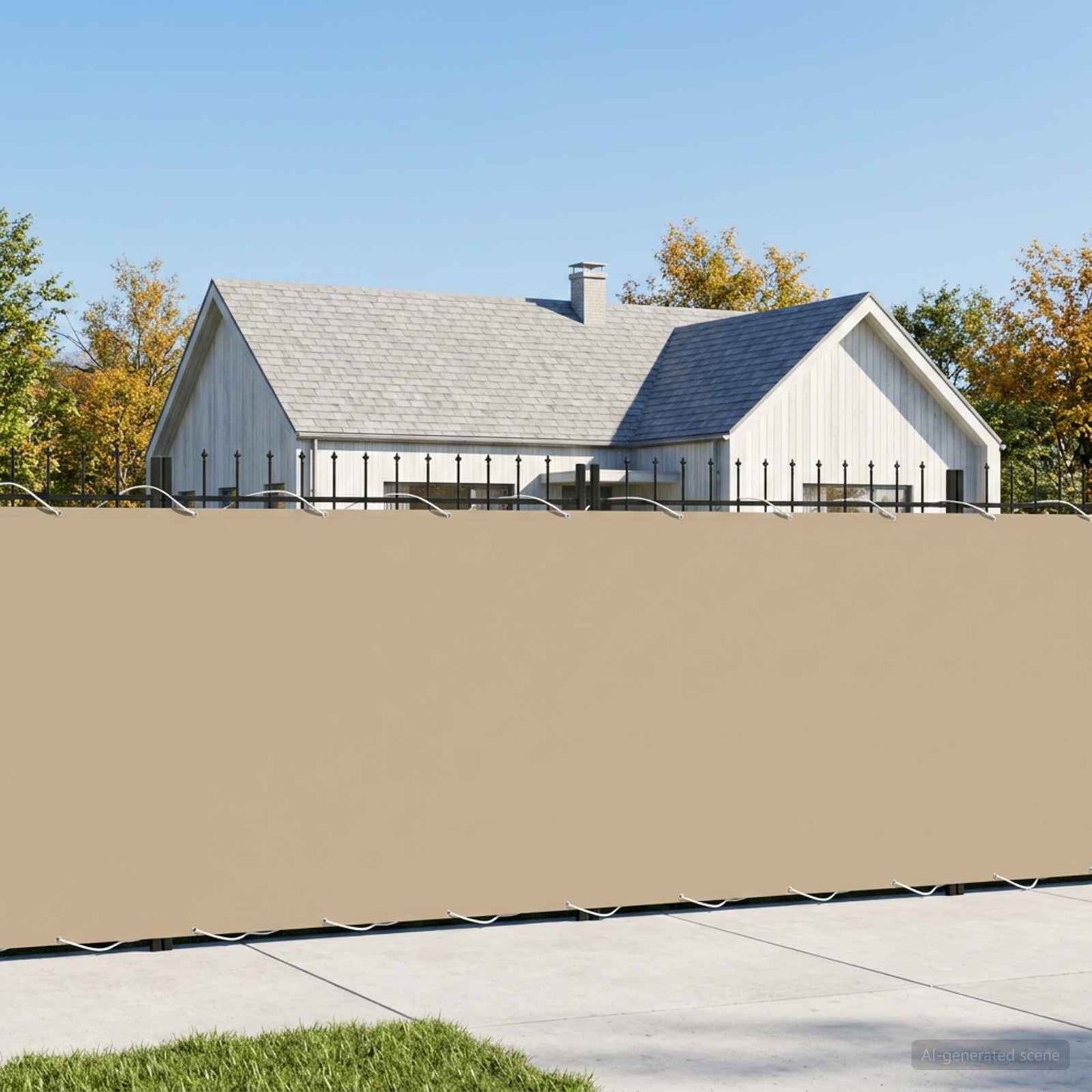 vidaXL Αδιάφανο σκίαστρο μπαλκονιού 180 x 300 cm