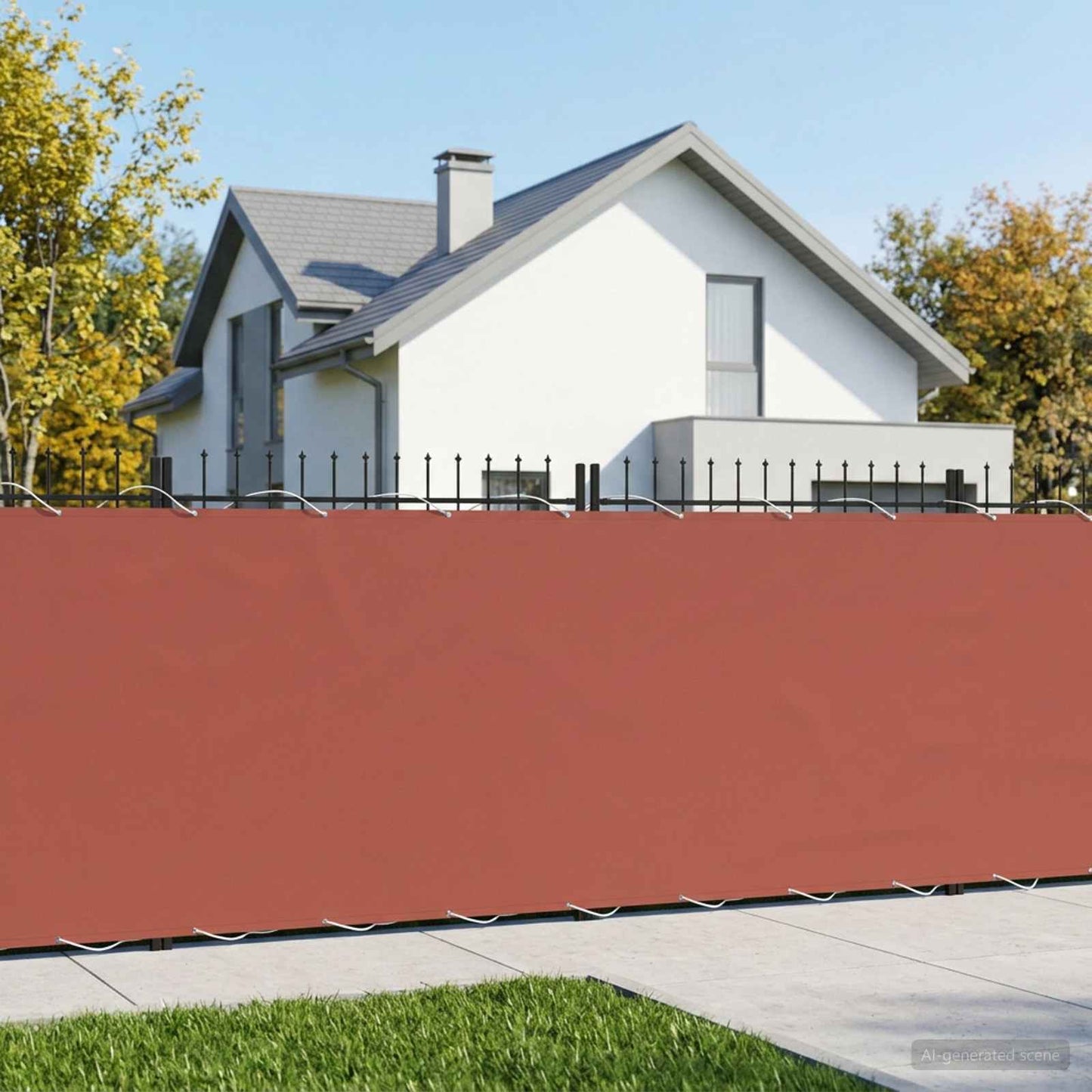 vidaXL Αδιάφανο σκίαστρο μπαλκονιού 150 x 600 cm
