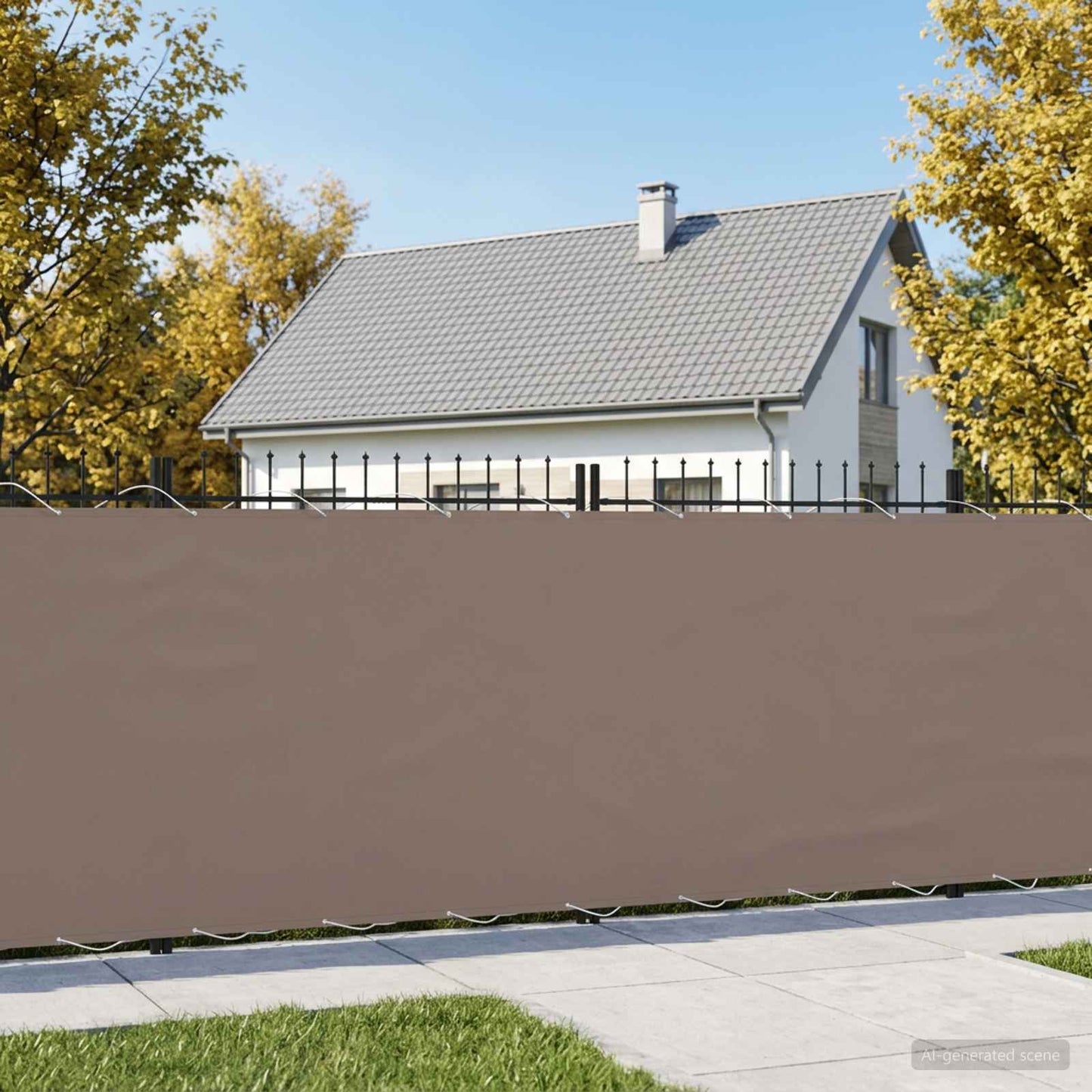 vidaXL Αδιάφανο σκίαστρο μπαλκονιού 150 x 600 cm