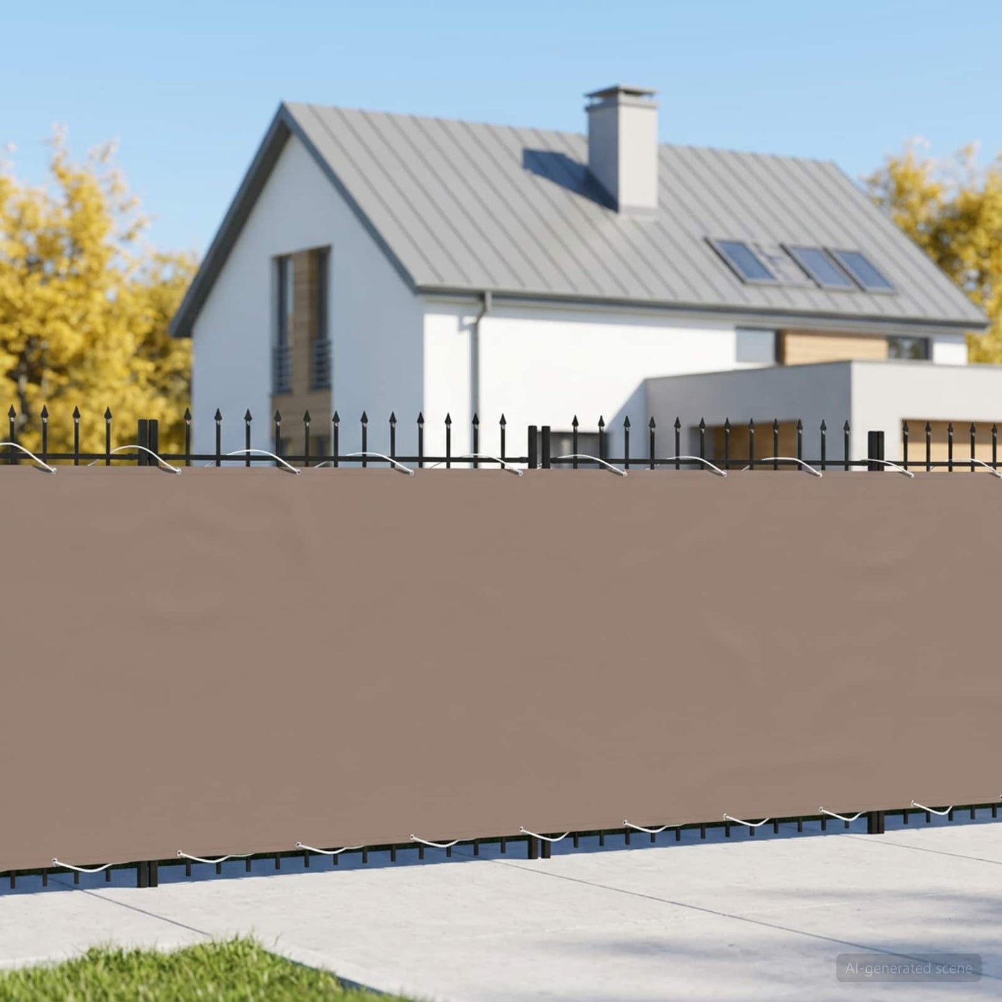 vidaXL Αδιάφανο σκίαστρο μπαλκονιού 200 x 400 cm
