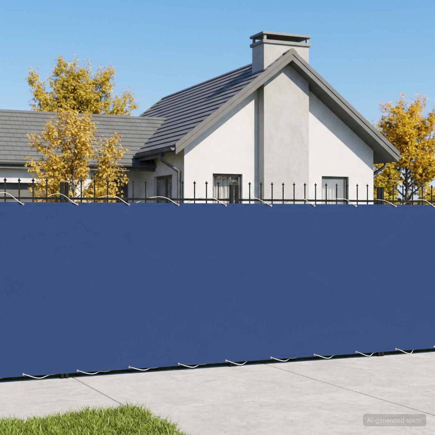 vidaXL Αδιάφανο σκίαστρο μπαλκονιού 150 x 600 cm