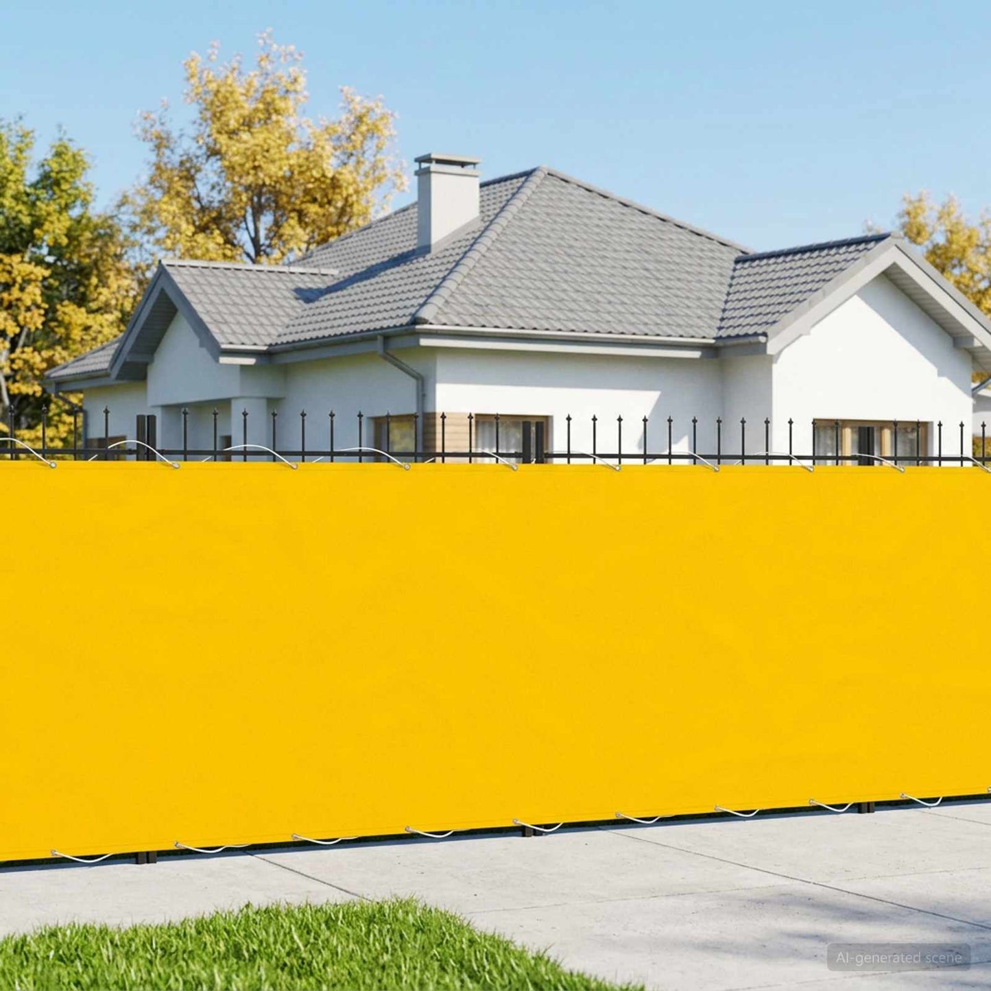 vidaXL Αδιάφανο σκίαστρο μπαλκονιού 150 x 400 cm