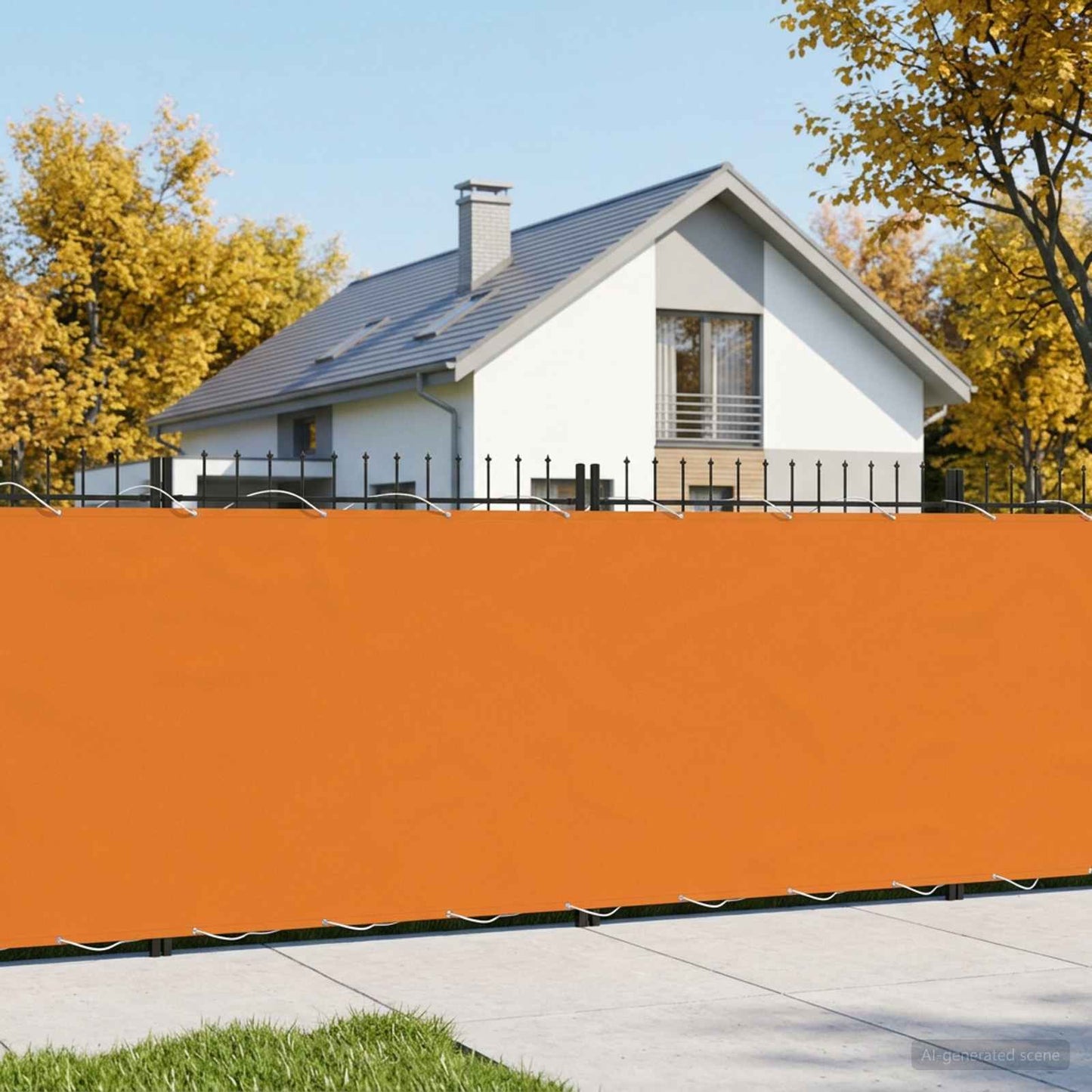 vidaXL Αδιάφανο σκίαστρο μπαλκονιού 150 x 400 cm