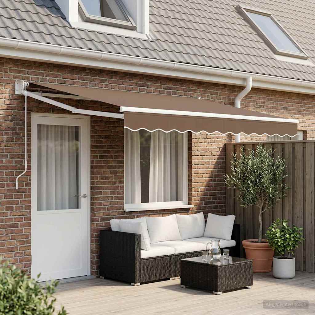 vidaXL Electric Awning 100% Polyester