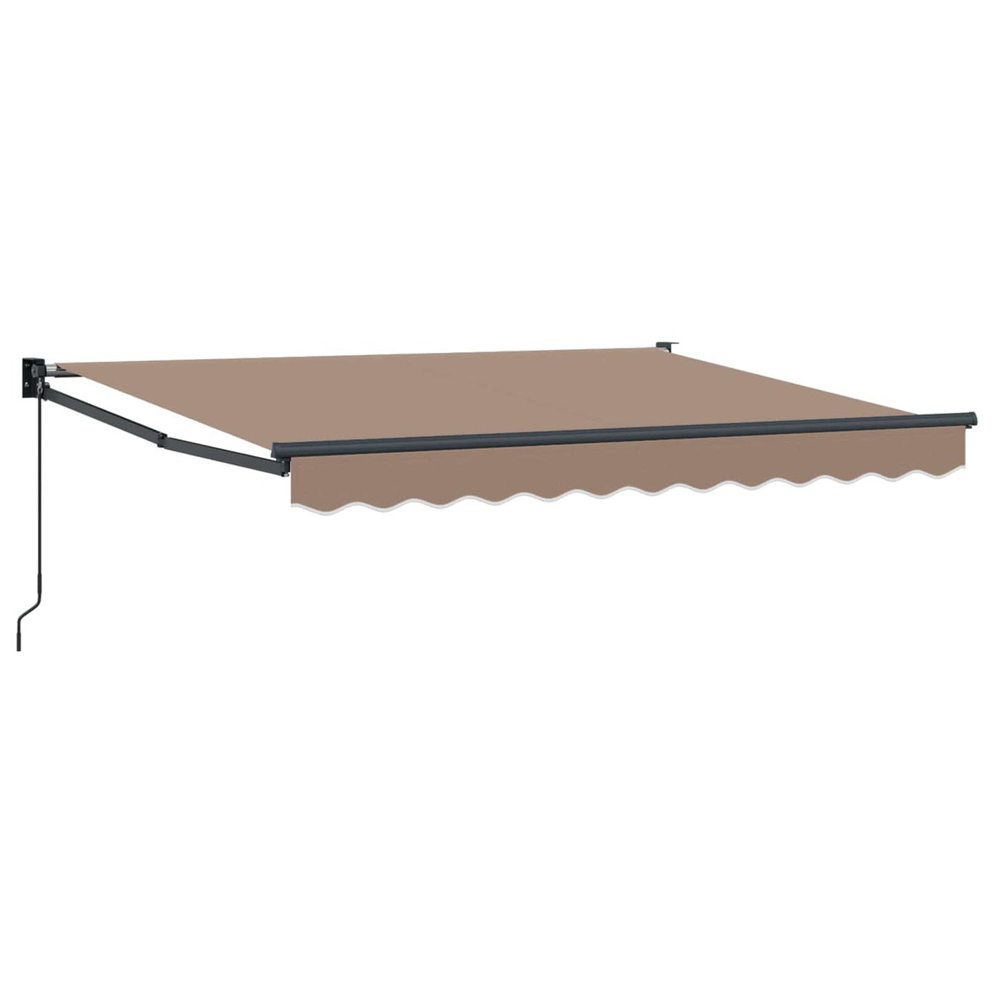 vidaXL Αναδιπλούμενη τέντα Taupe 3 x 2,5 μ