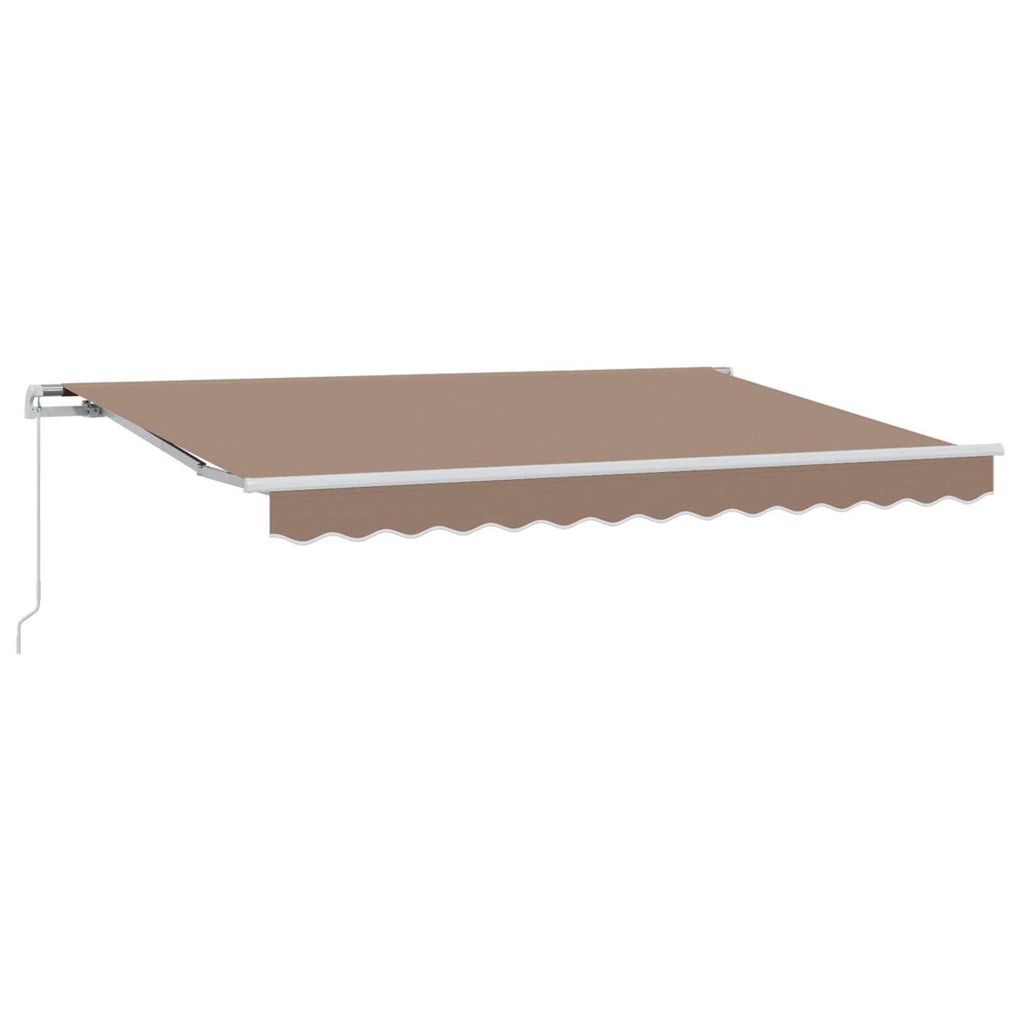 vidaXL Αναδιπλούμενη τέντα Taupe 350 x 250 εκ