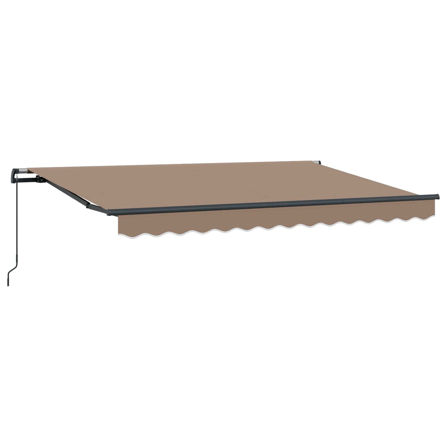 vidaXL Αναδιπλούμενη τέντα Taupe 400 x 300 εκ