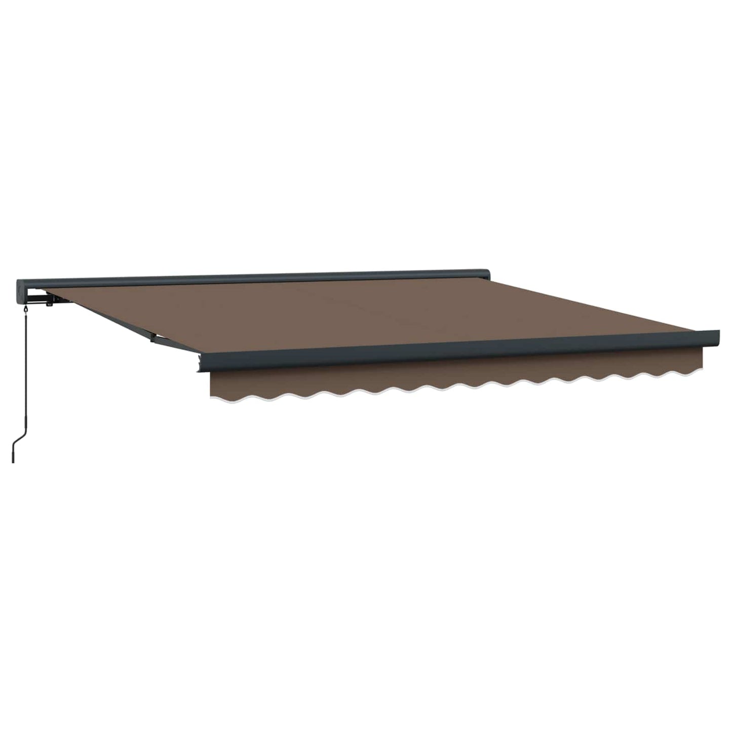 vidaXL Αναδιπλούμενη τέντα Taupe 400 x 300 εκ Καμβάς και Αλουμίνιο