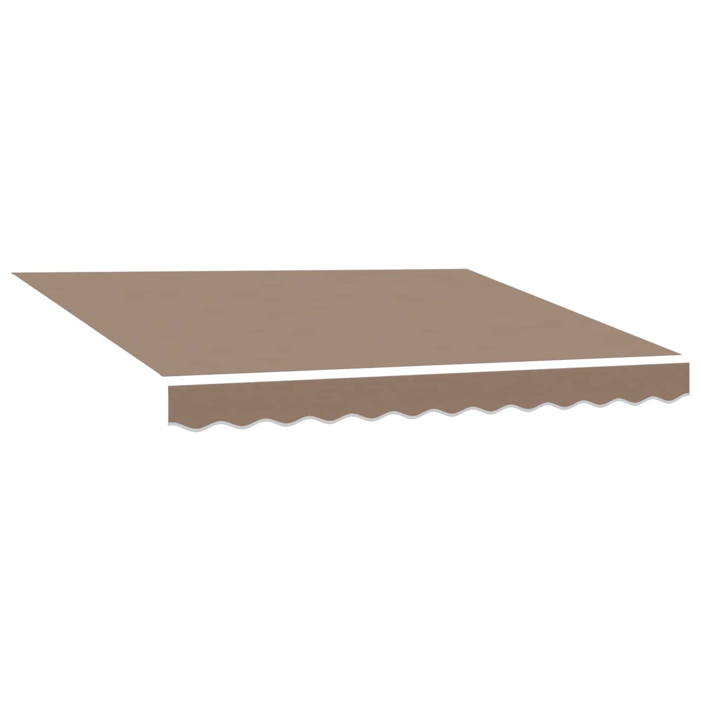 vidaXL Αναδιπλούμενη τέντα Taupe 450 x 300 εκ Ύφασμα και Μέταλλο