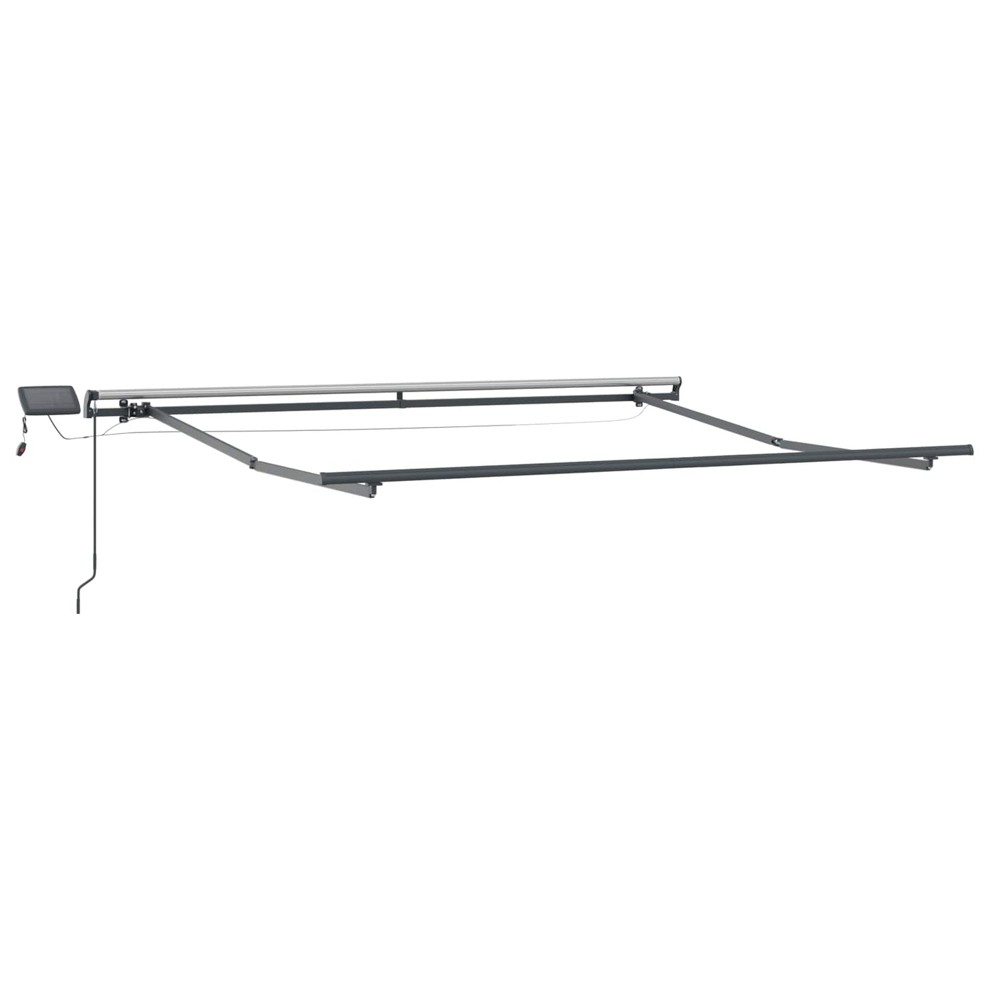 vidaXL Αναδιπλούμενη τέντα Taupe 450 x 350 εκ Ύφασμα και αλουμίνιο