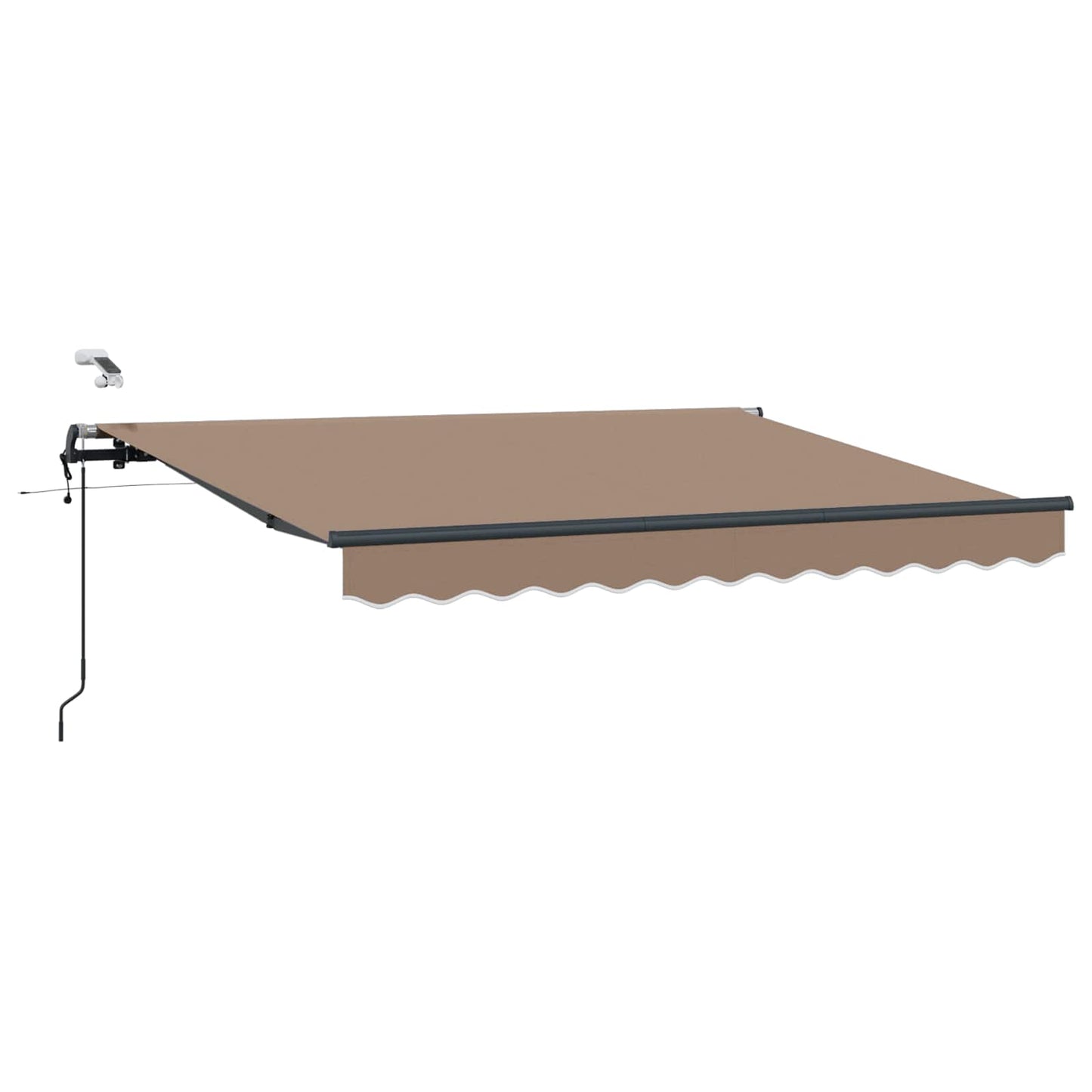 vidaXL Αναδιπλούμενη τέντα Taupe 500 x 300 εκ Πολυεστέρας
