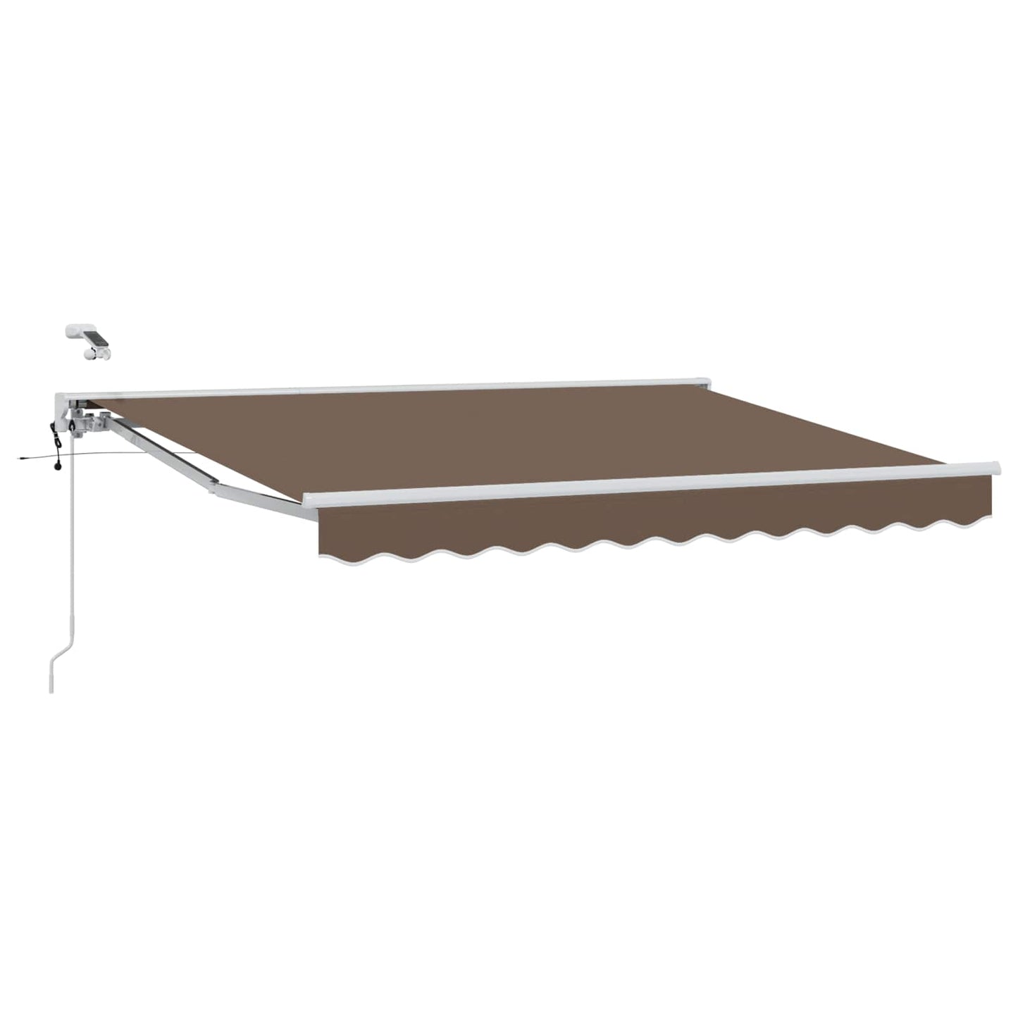 vidaXL Ηλεκτρικό Αναδιπλούμενο Σκίαστρο Taupe 5 x 3,5 μ