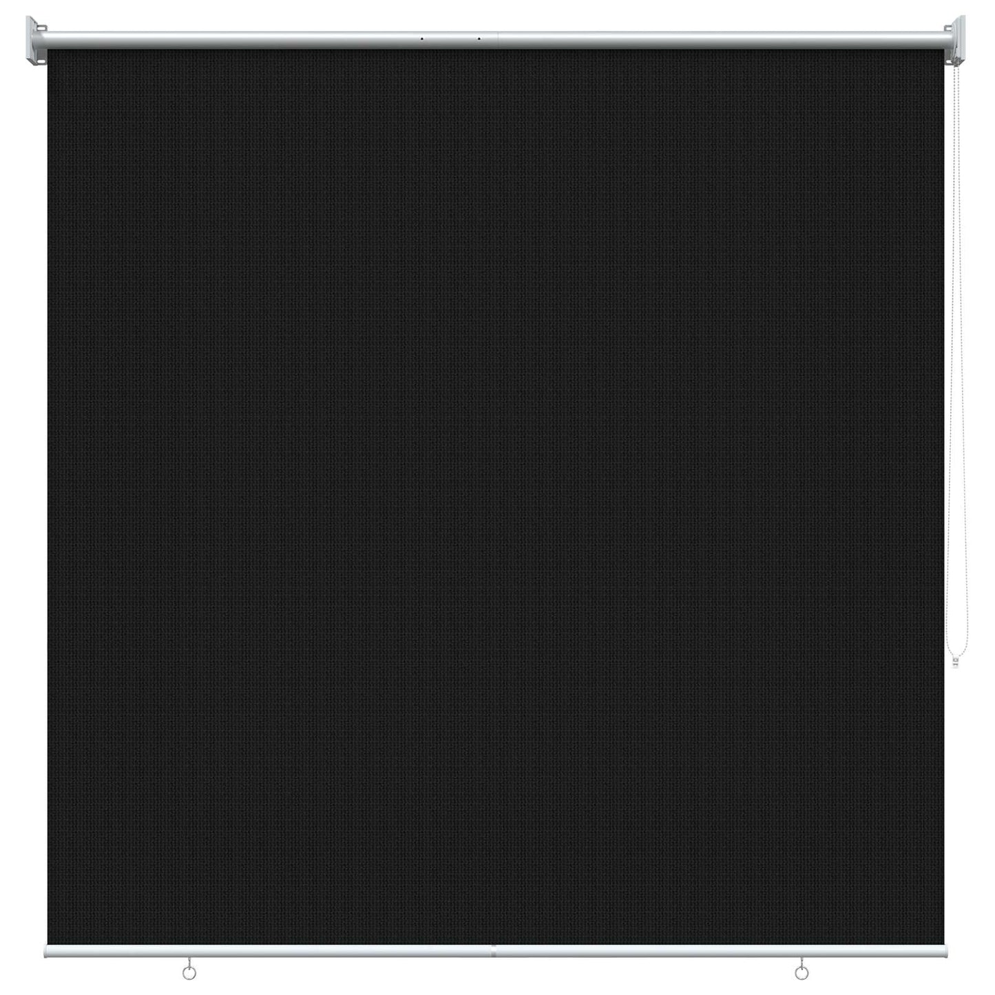 vidaXL Ρολό Εξωτερικού Χώρου 90% Φραγμός UV Μαύρο 140 x 140 cm HDPE