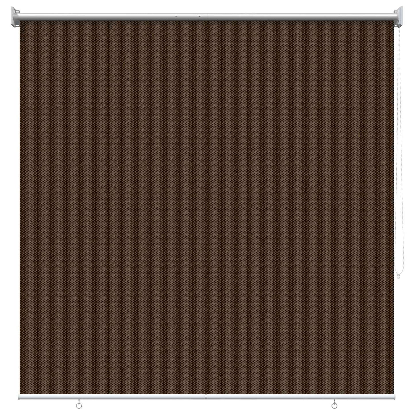 vidaXL Ρολό Εξωτερικού Χώρου 90% Φραγμός UV Καφέ 120 x 230 cm HDPE