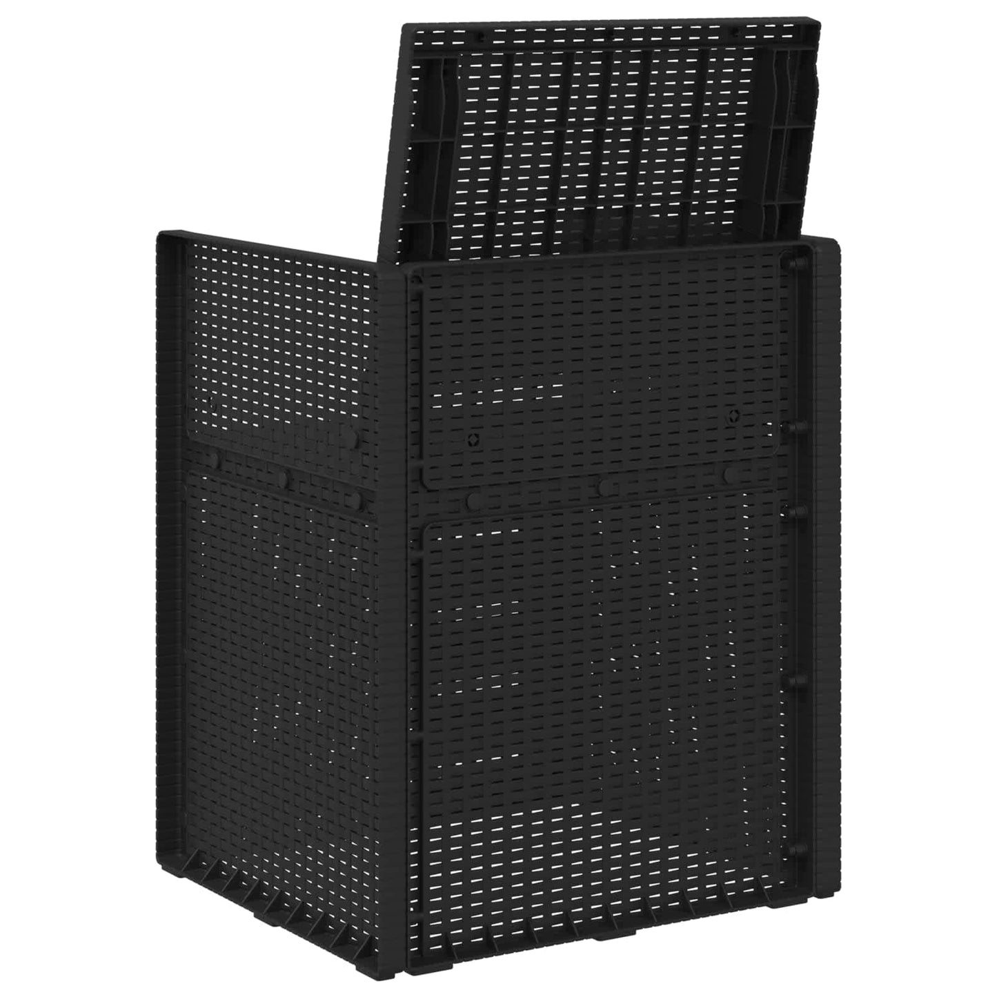 vidaXL Καρέκλες Εστιατορίου Κήπου 2 pcs Ανθρακί 53 x 47 x 88,5 εκ PP