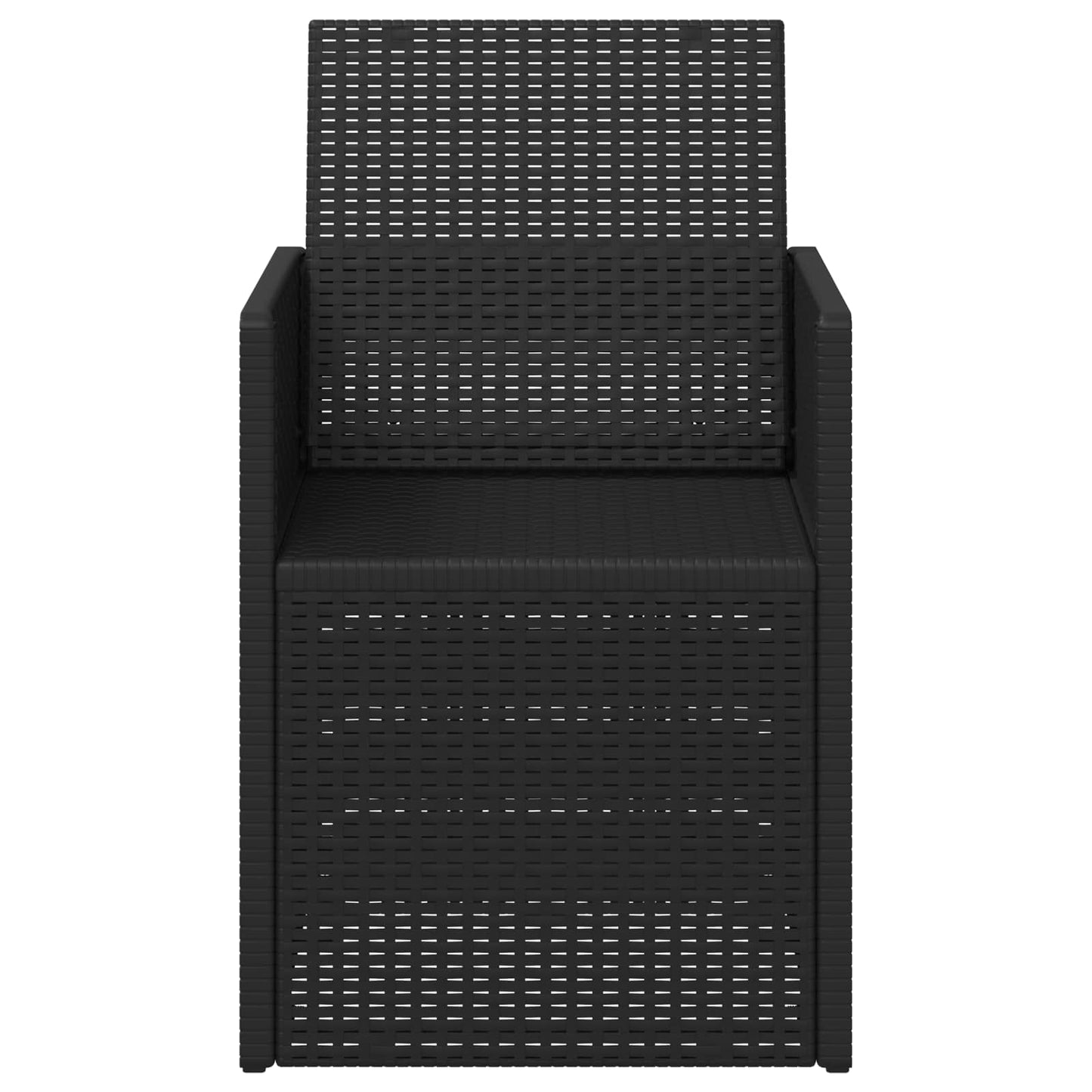 vidaXL Καρέκλες Εστιατορίου Κήπου 2 pcs Ανθρακί 53 x 47 x 88,5 εκ PP
