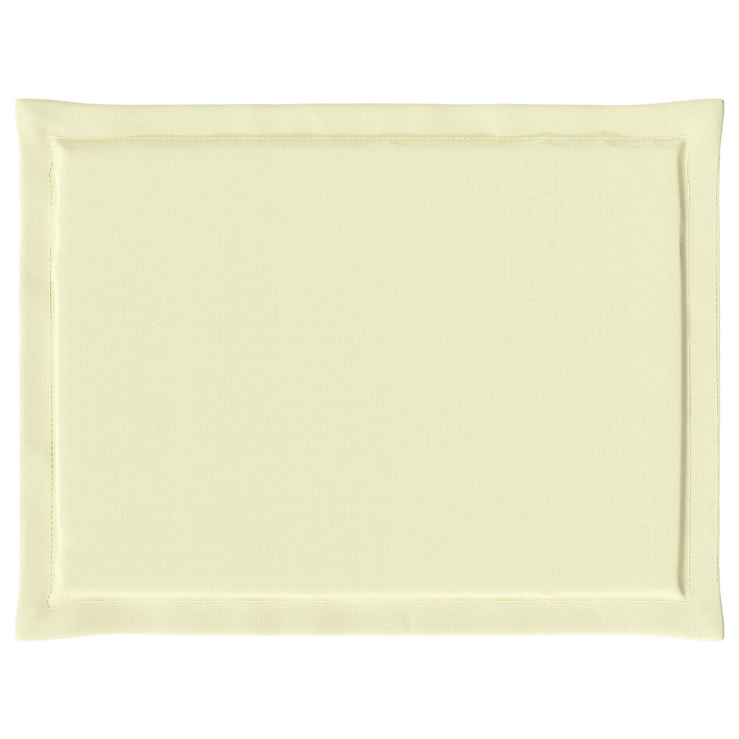 vidaXL Μαξιλάρια καθισμάτων 4 pcs Πολυεστέρας Κρεμ 47 x 36 x 2 εκ.